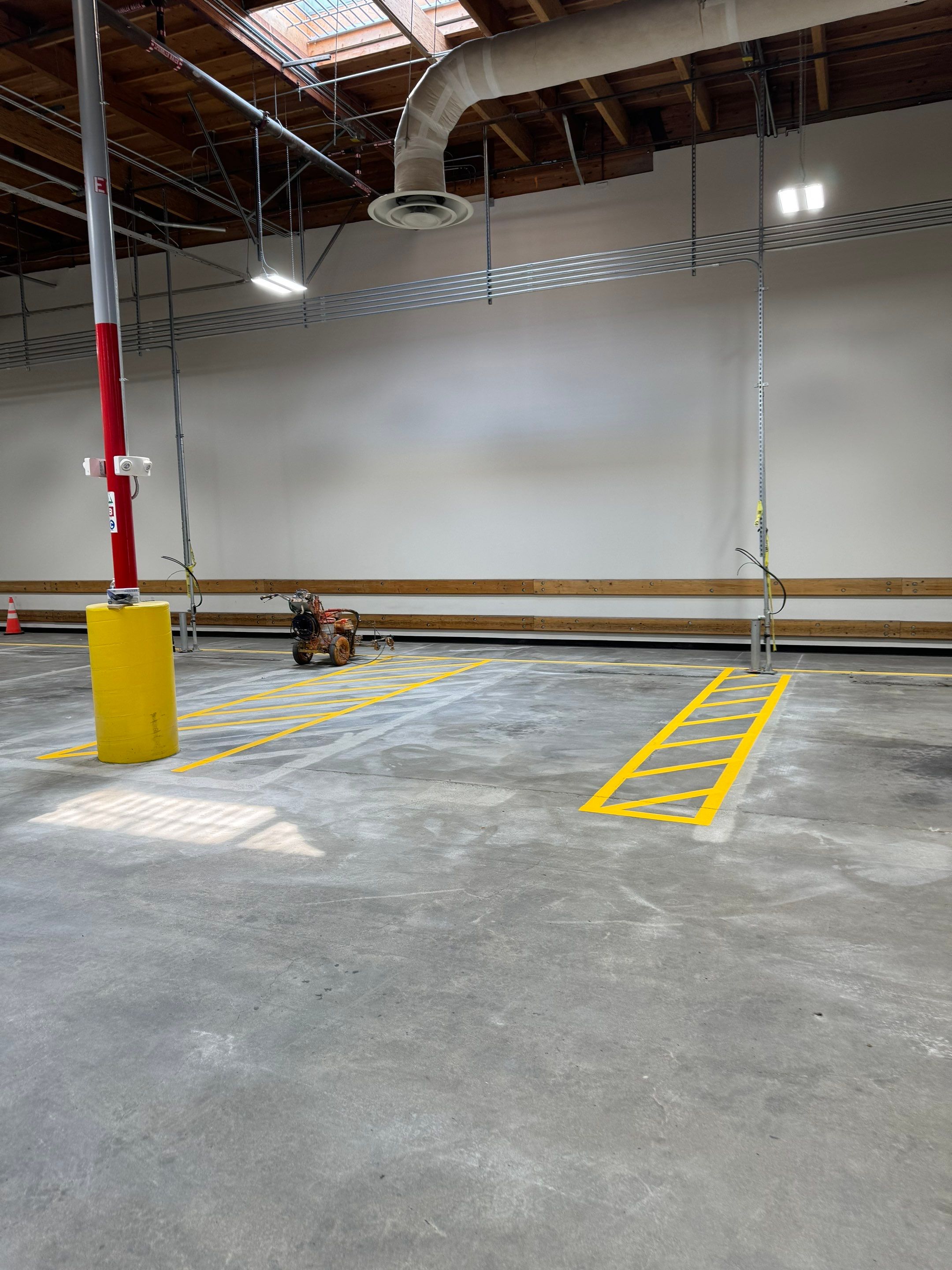 USPS Asphalt Patch Repair, Indoor Parking Lot Sandblast, Outdoor Parking Lot Sealcoating & Indoor/Outdoor Parking Lot Striping  by Jireh Asphalt & Concrete Inc 