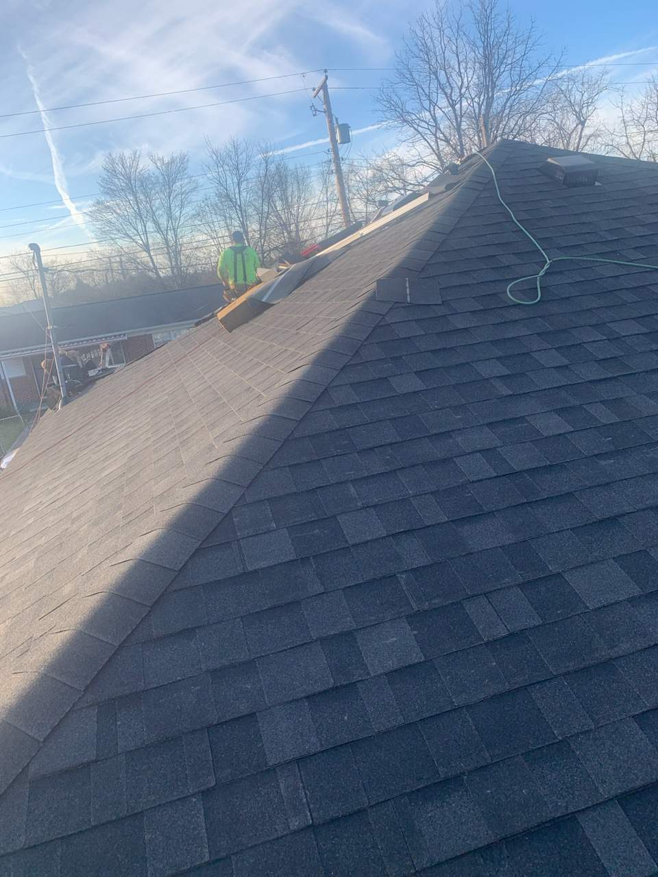 Residential Roofing Installation using Performance Shingles by Mr. Roofer