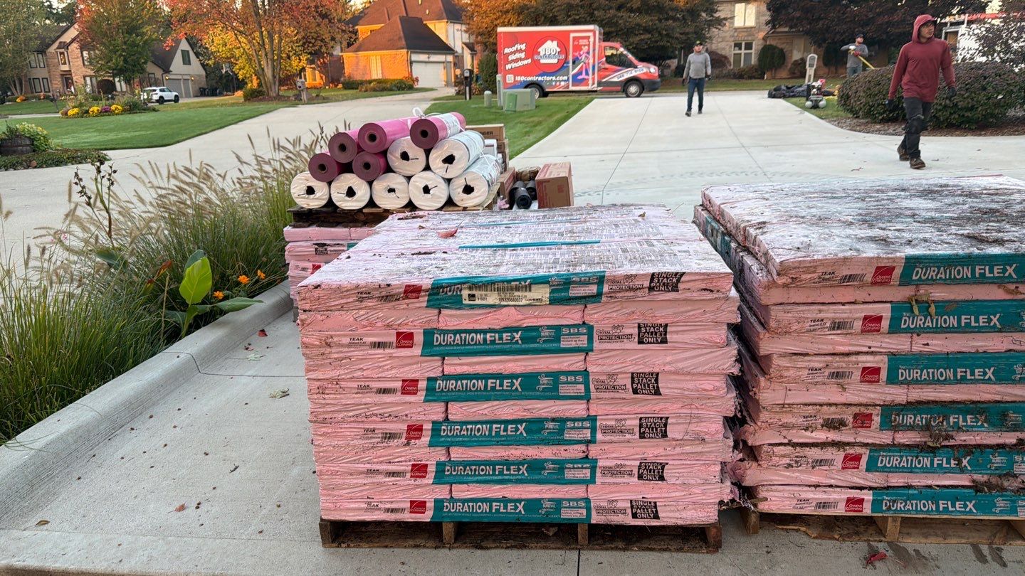 Roof Replacement using Owens Corning Teak by 180 Contractors