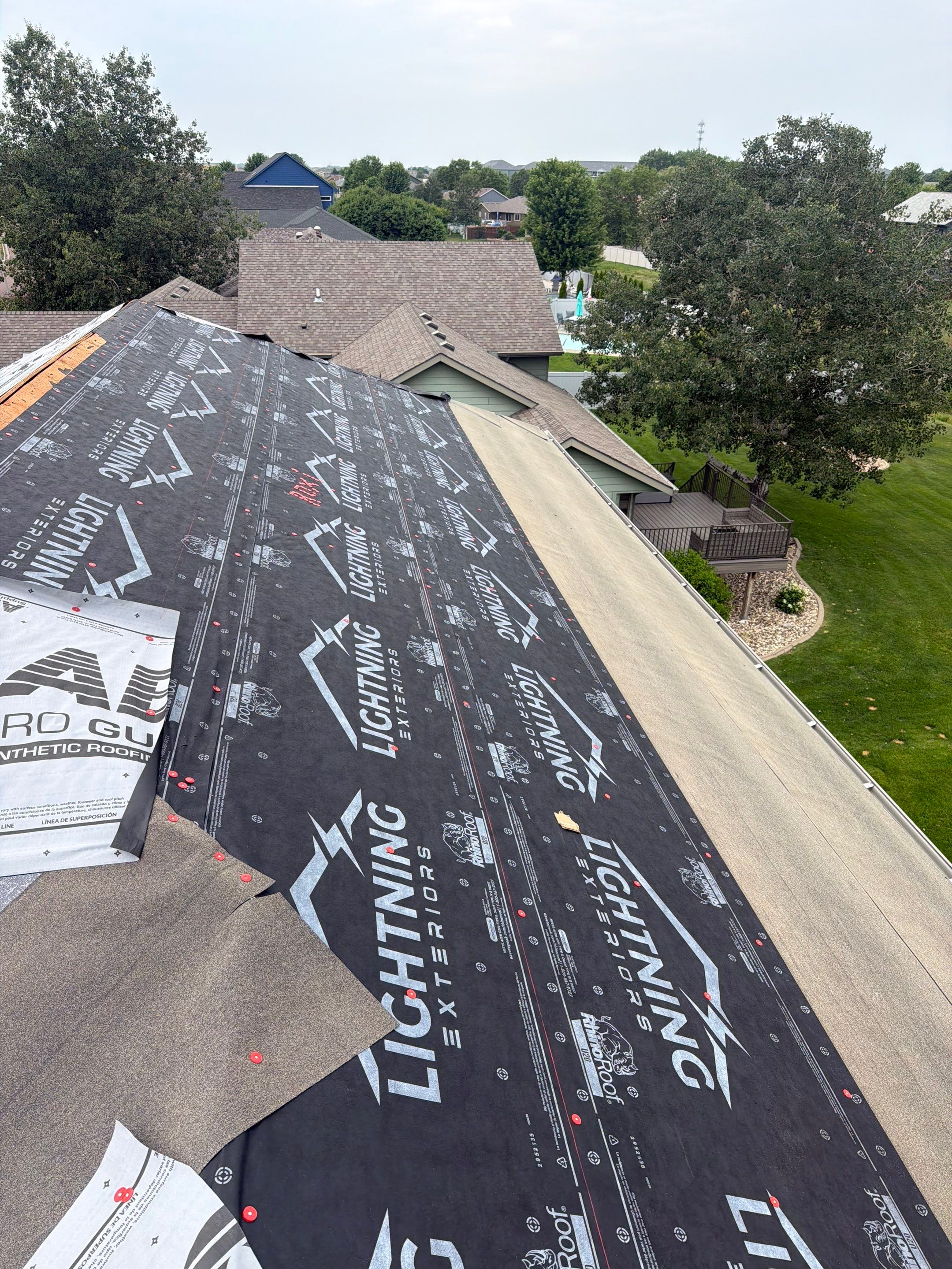 Sioux Falls Roof  by Lightning Exteriors