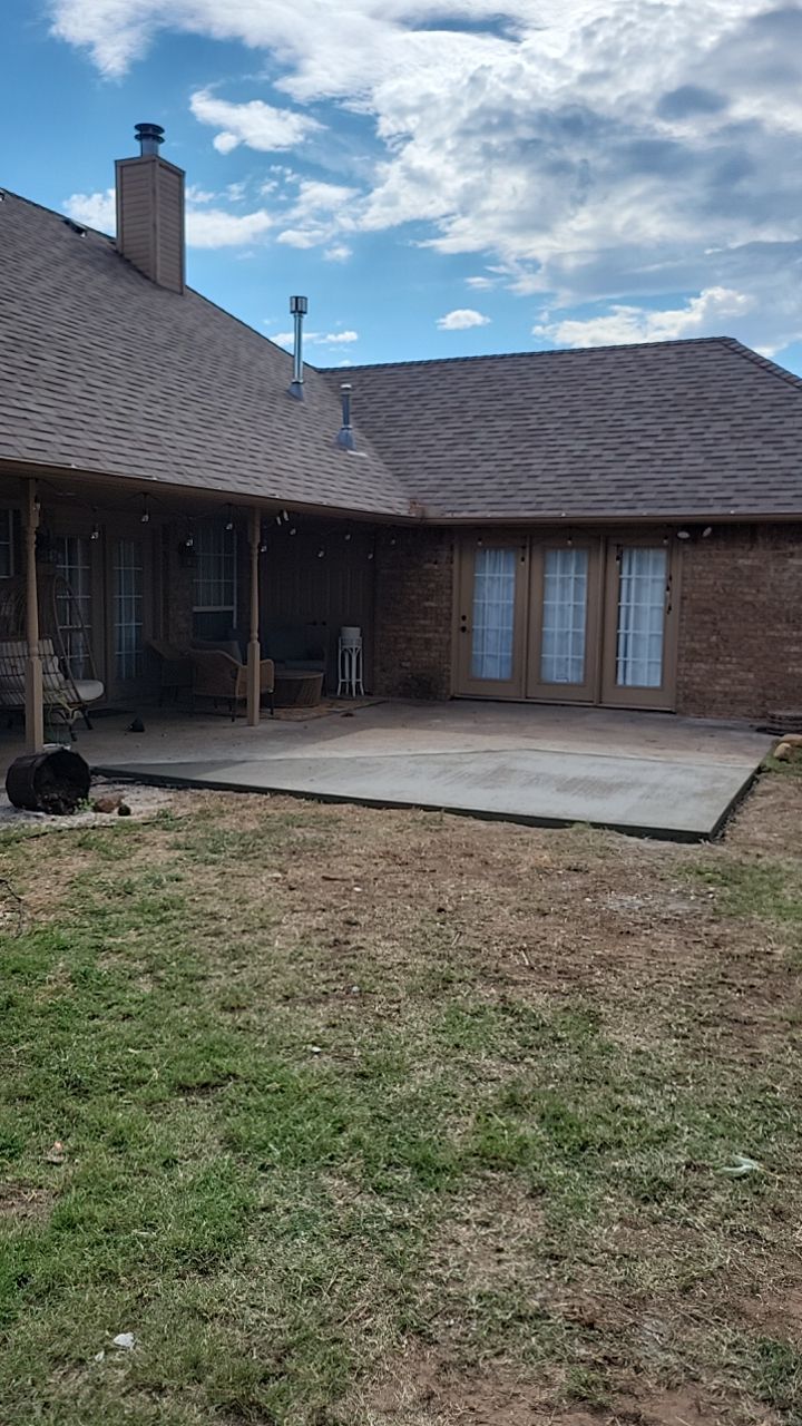Tree removal , Concrete, Pergola, and sod install  by Clays Services Inc