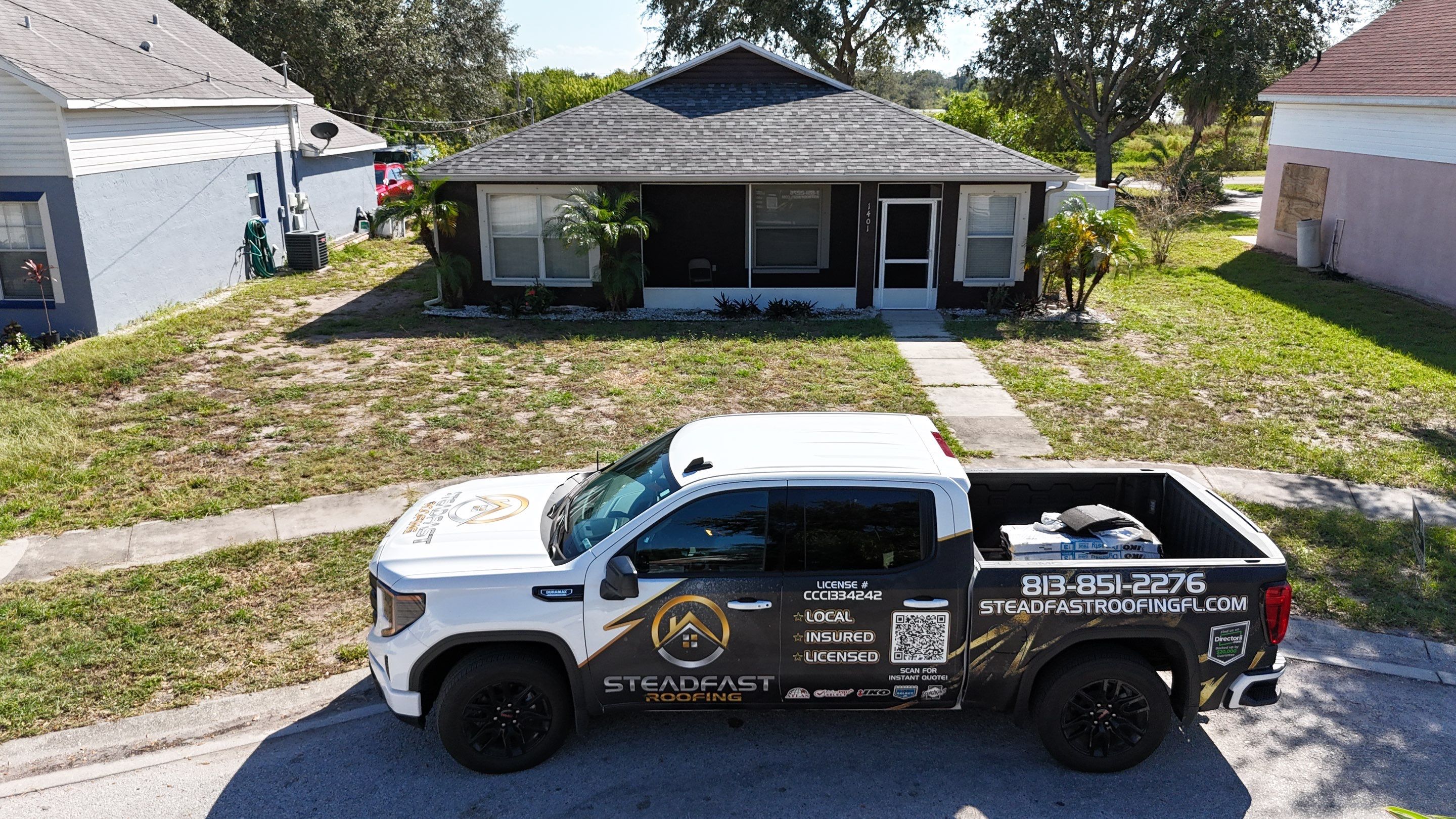 Roof Replacement in Ruskin, FL by Steadfast Roofing 