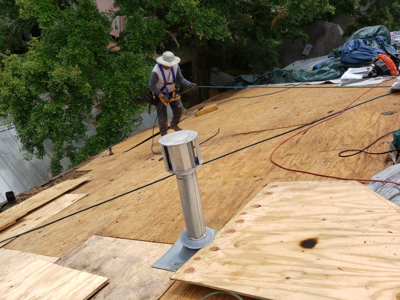 Residential Roofing Installation by American Roofing & Construction LLC