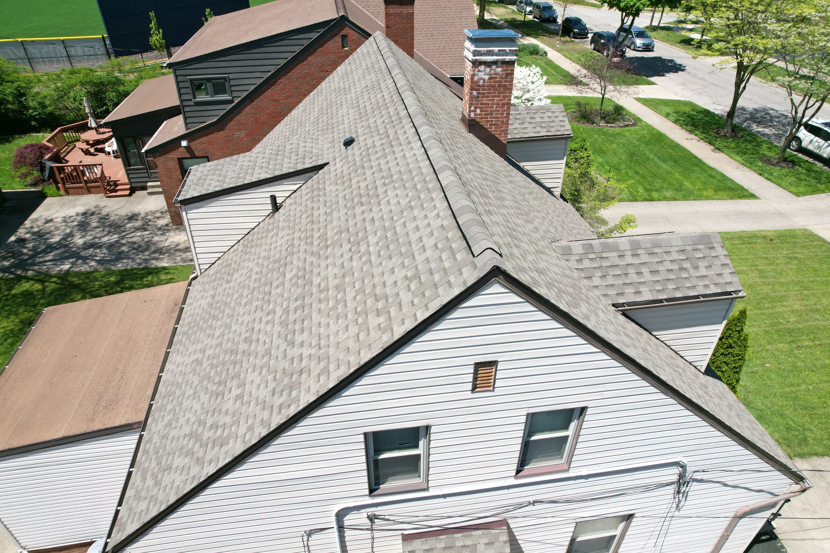 Residential Roof Replacement using GAF Timberline HDZ Weathered Wood by Atlas Roofing & Restoration