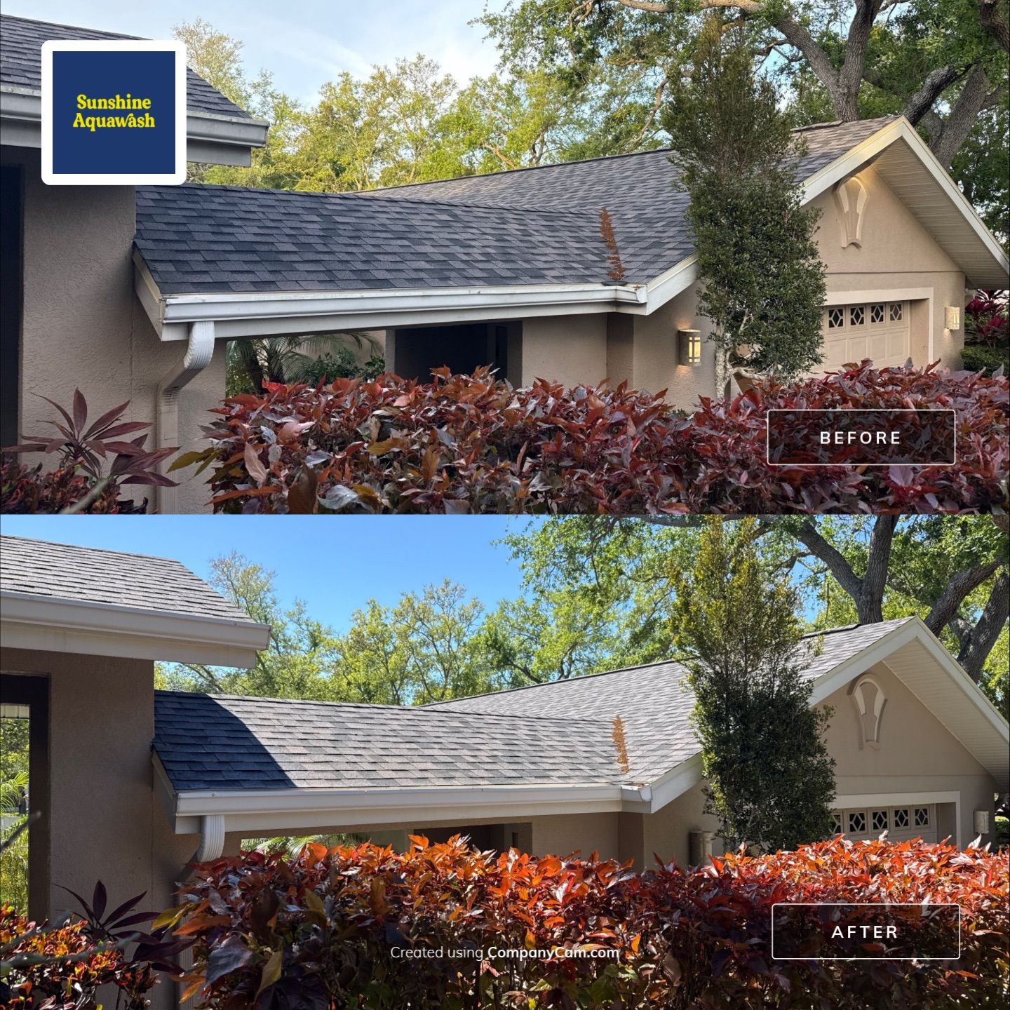 Large House Wash & Pool Cage Cleaning with Heavy Mud Dauber Nest Removal – Bradenton, FL 34209 by Sunshine AquaWash