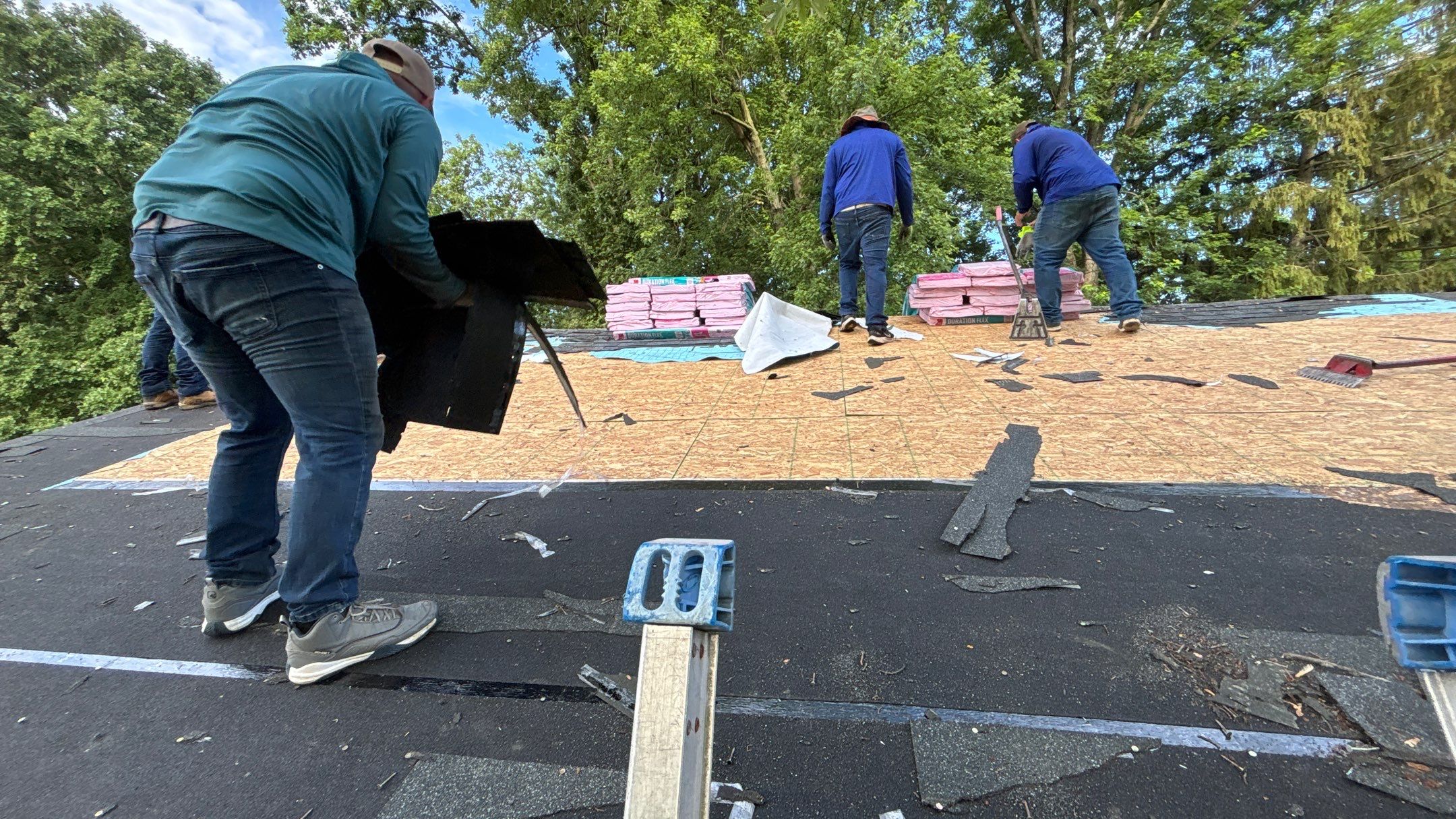 Roof Replacement using Owens Corning Estate Gray by 180 Contractors