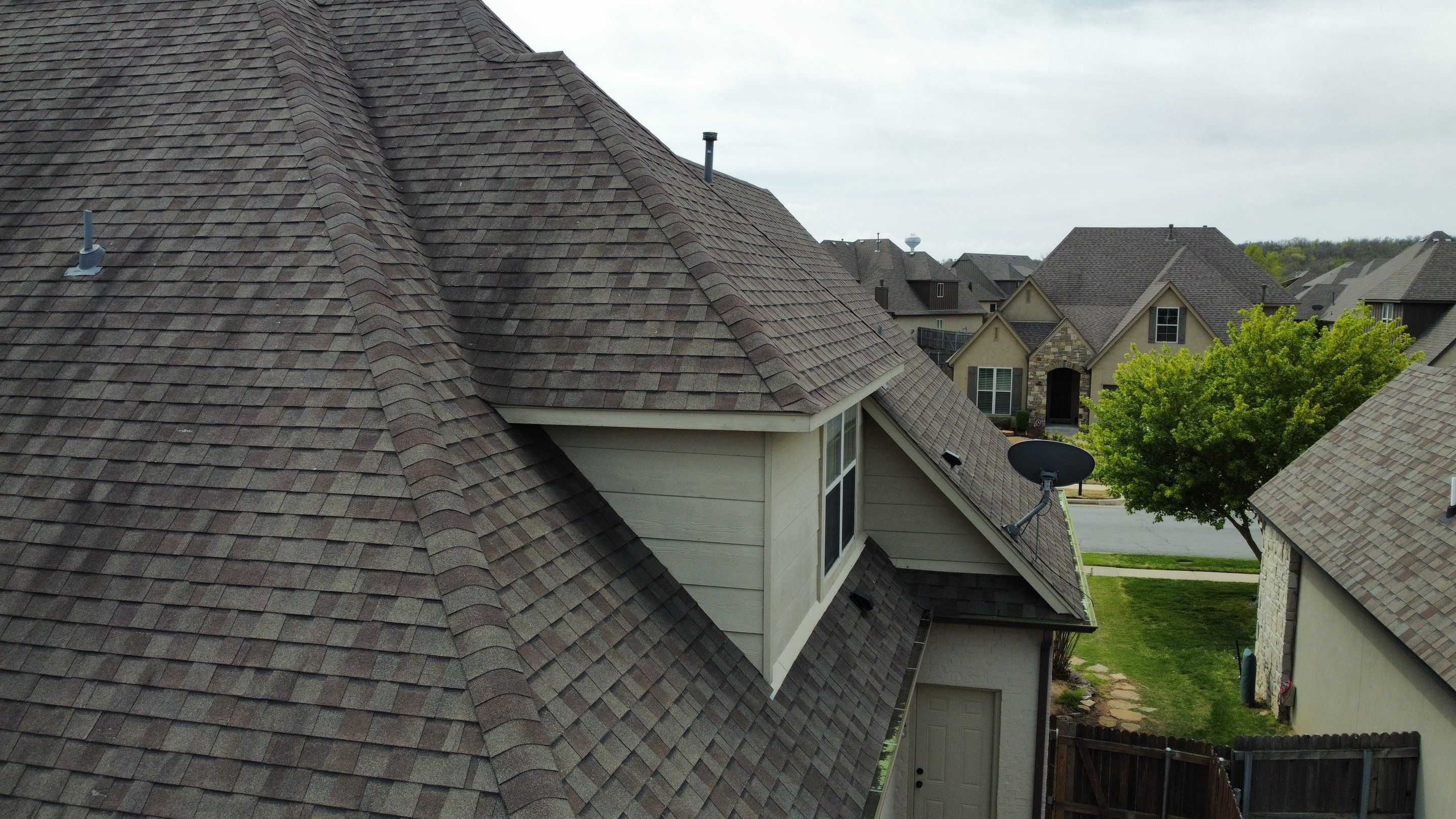 Residential Roof Replacement using Malarkey Vista (Weathered Wood) by Sentry Roofing