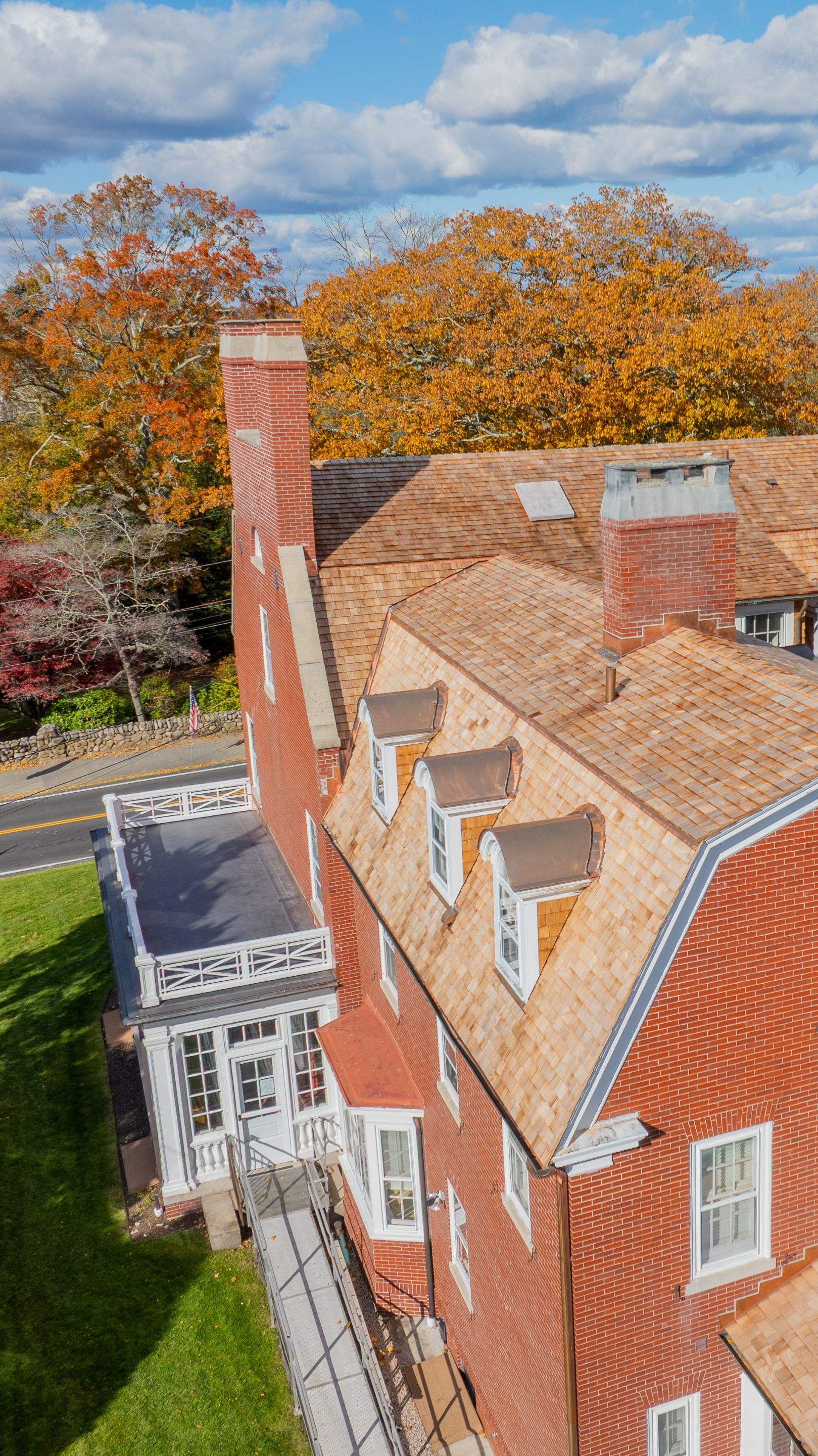 Professional Planning Group Westerly,RI Cedar Shake & Copper Roof Replacement by Rinaldi Roofing 