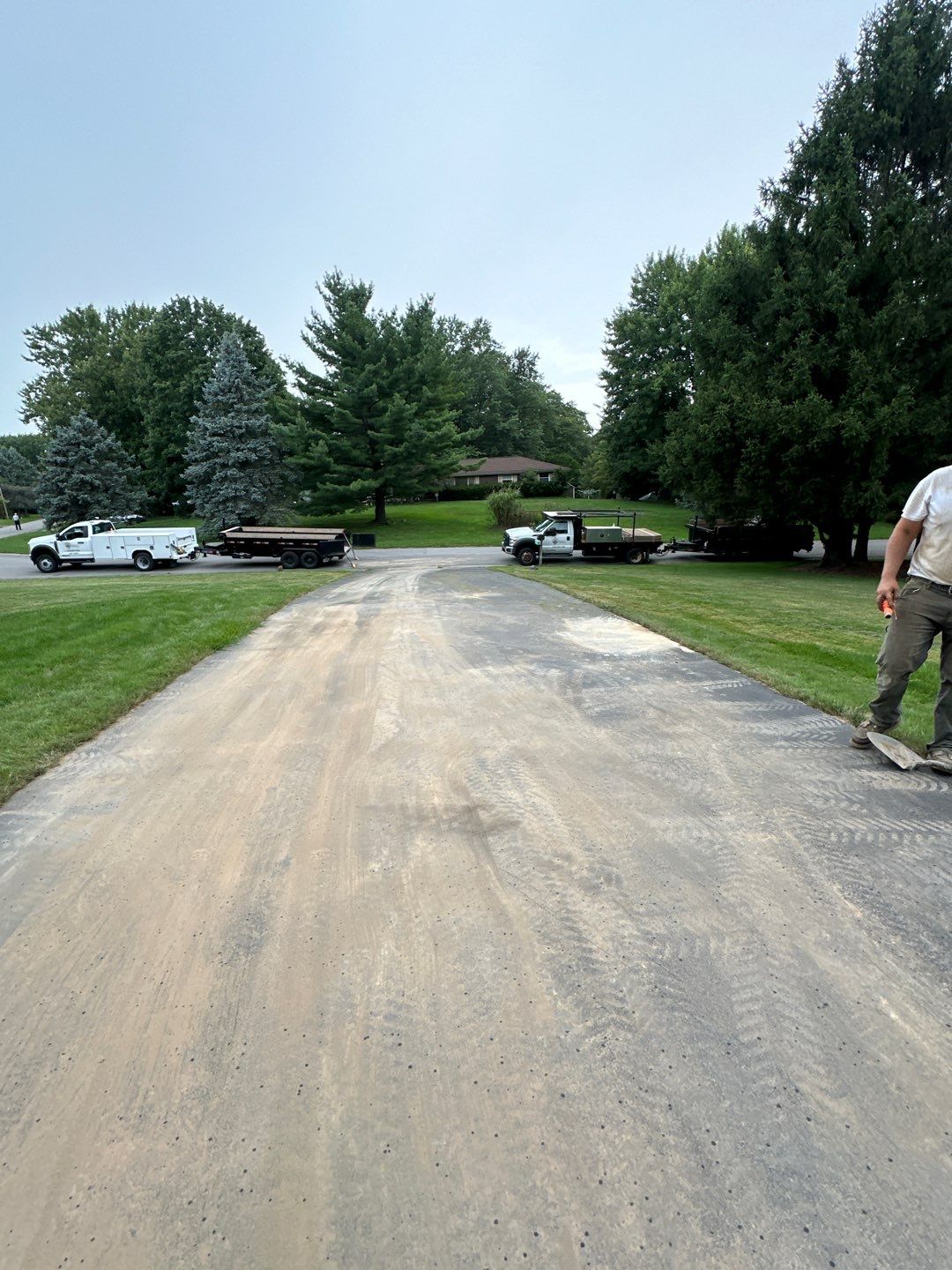 Concrete garage floor replacement  by NG Masonry & Construction LLC