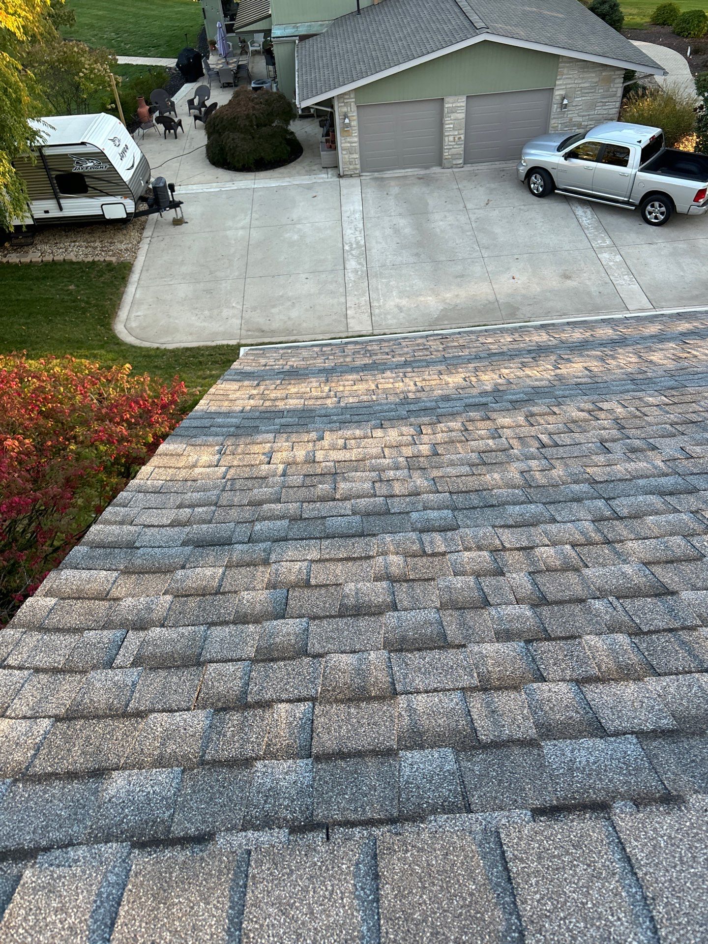 Residential Roofing Installation using Timberline UHDZ Shingles - Pewter Gray by RoofX 