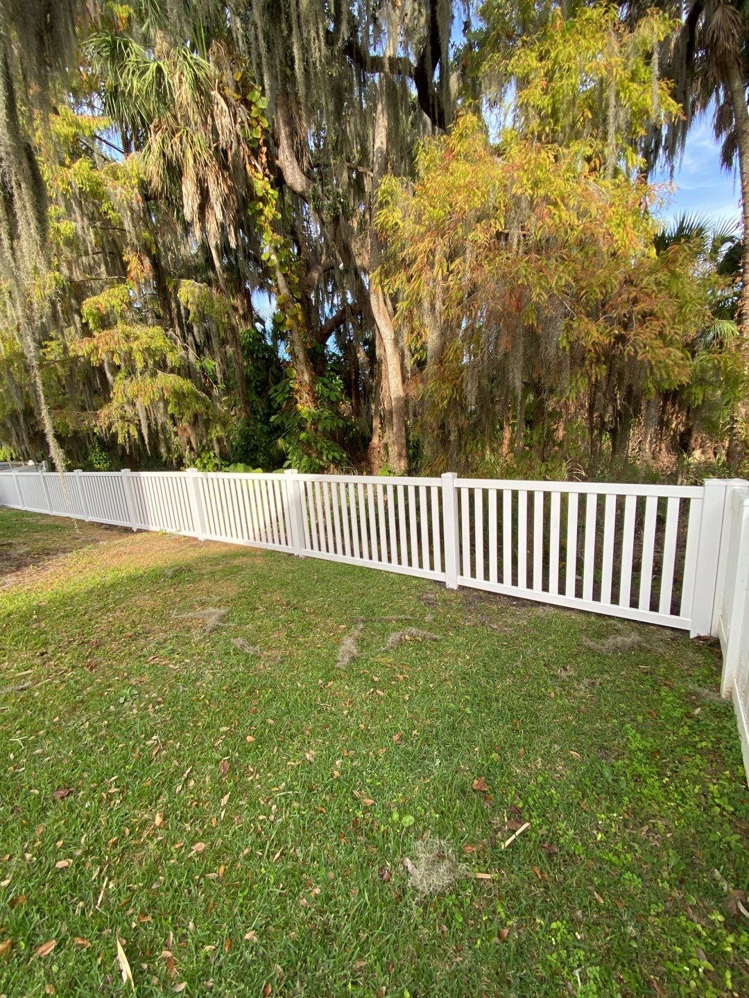 Bradenton, FL 6 ft. Tall White Vinyl Privacy Fence Installation and 4 ft. Spaced Picket Vinyl  by Asap fence and gates, LLC