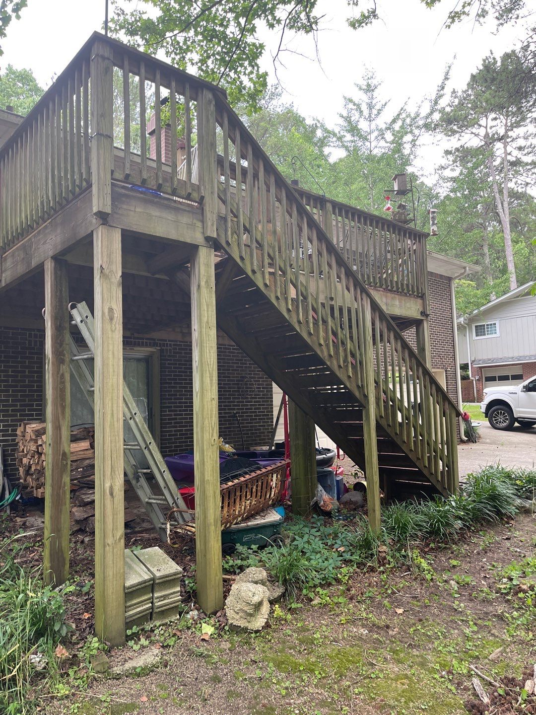 Forest Brook - Staircase by Pillar and Pine