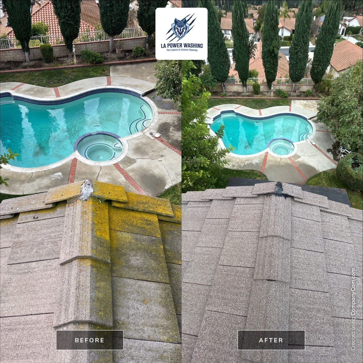 Roof Cleaning by La Power Washing Inc