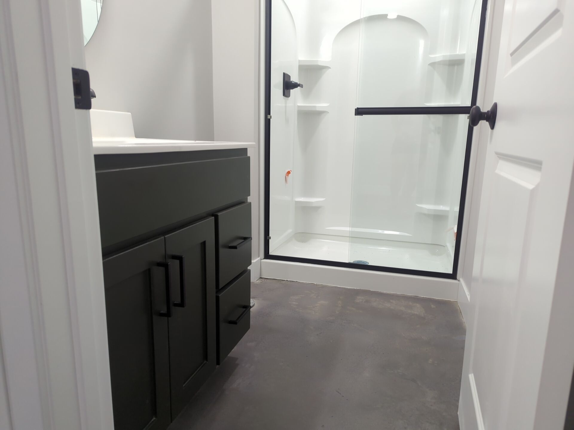 Lee's Summit -- Polished Concrete with Grey Dye by Big Red Decorative Concrete, LLC