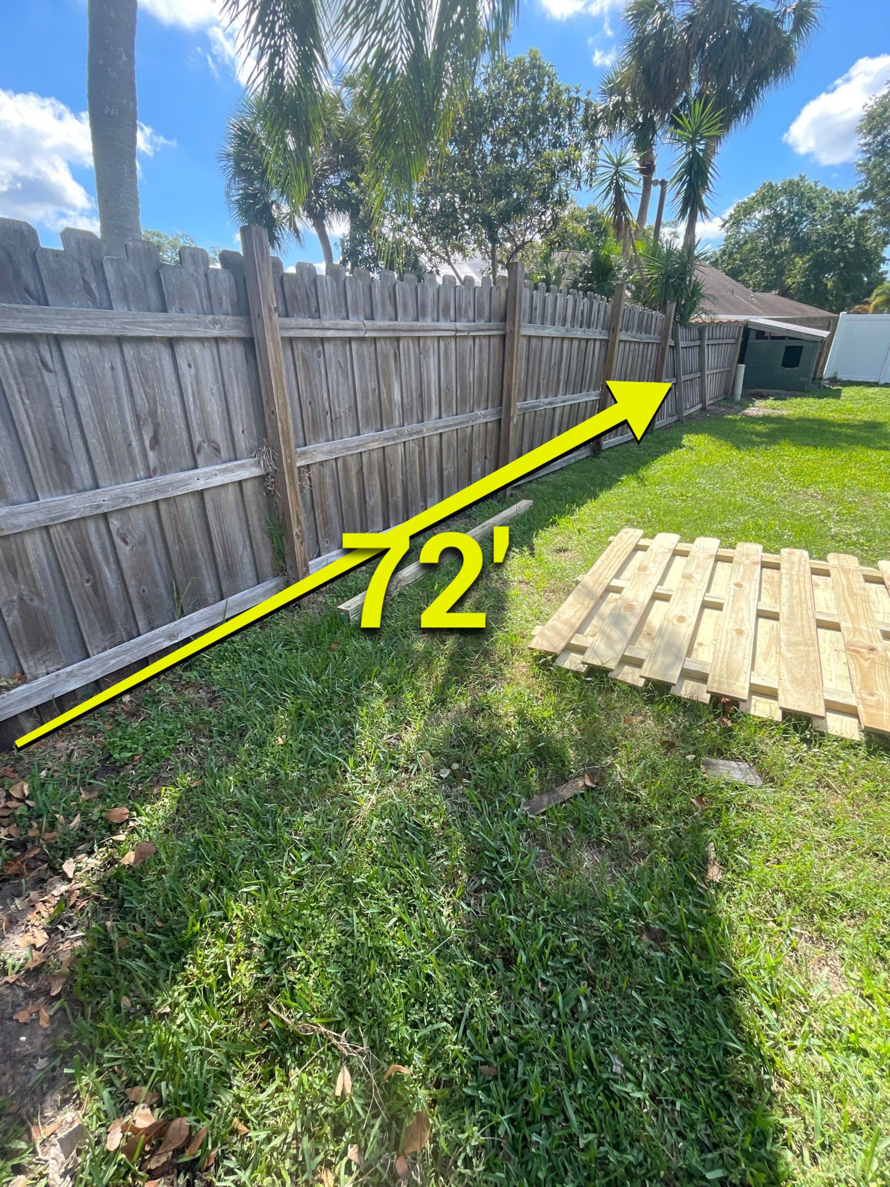 Sarasota, FL 6ft. Tall Treated Board on Board Privacy Fence by Asap fence and gates, LLC