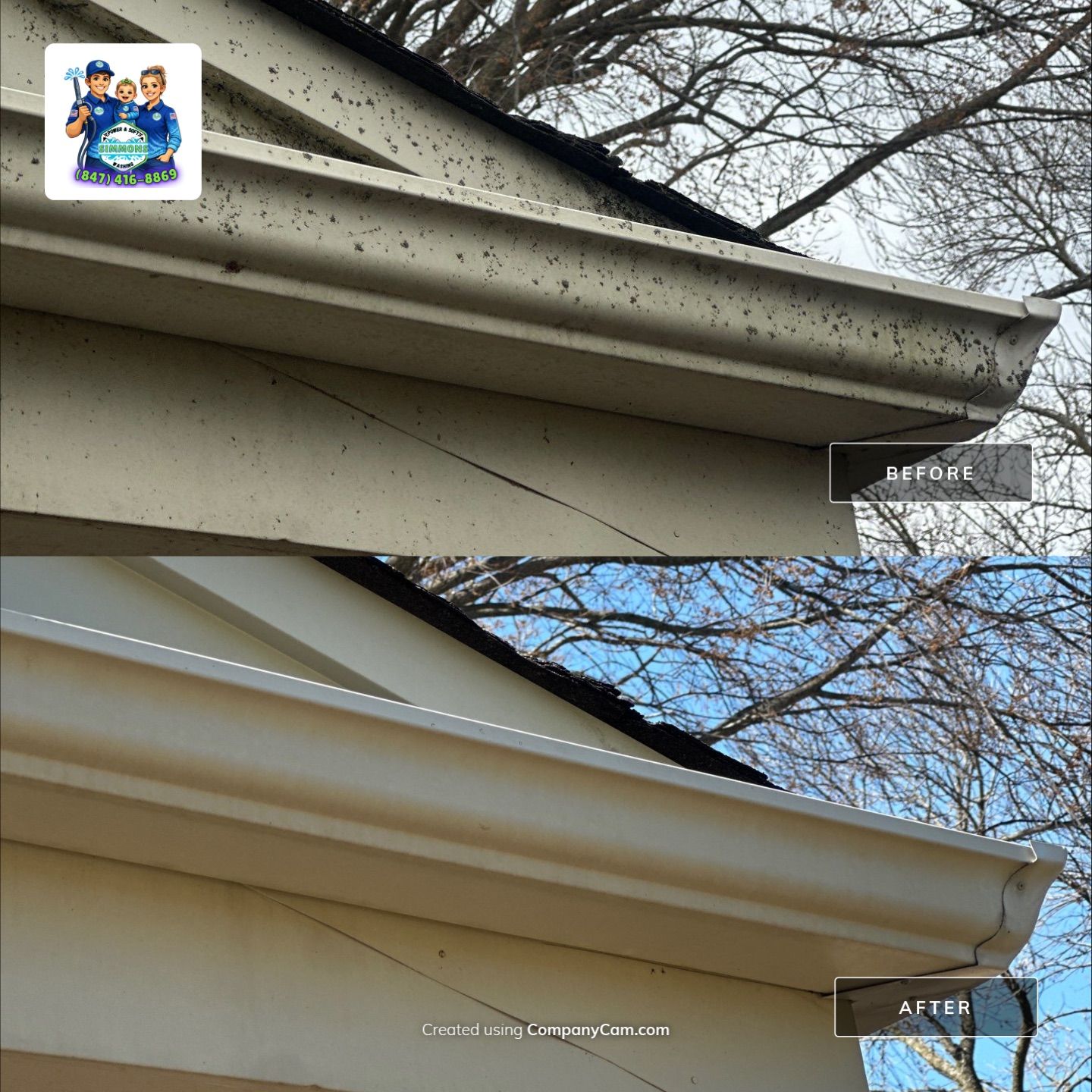 Highland Park, IL House Wash by Simmons Power & Soft Washing