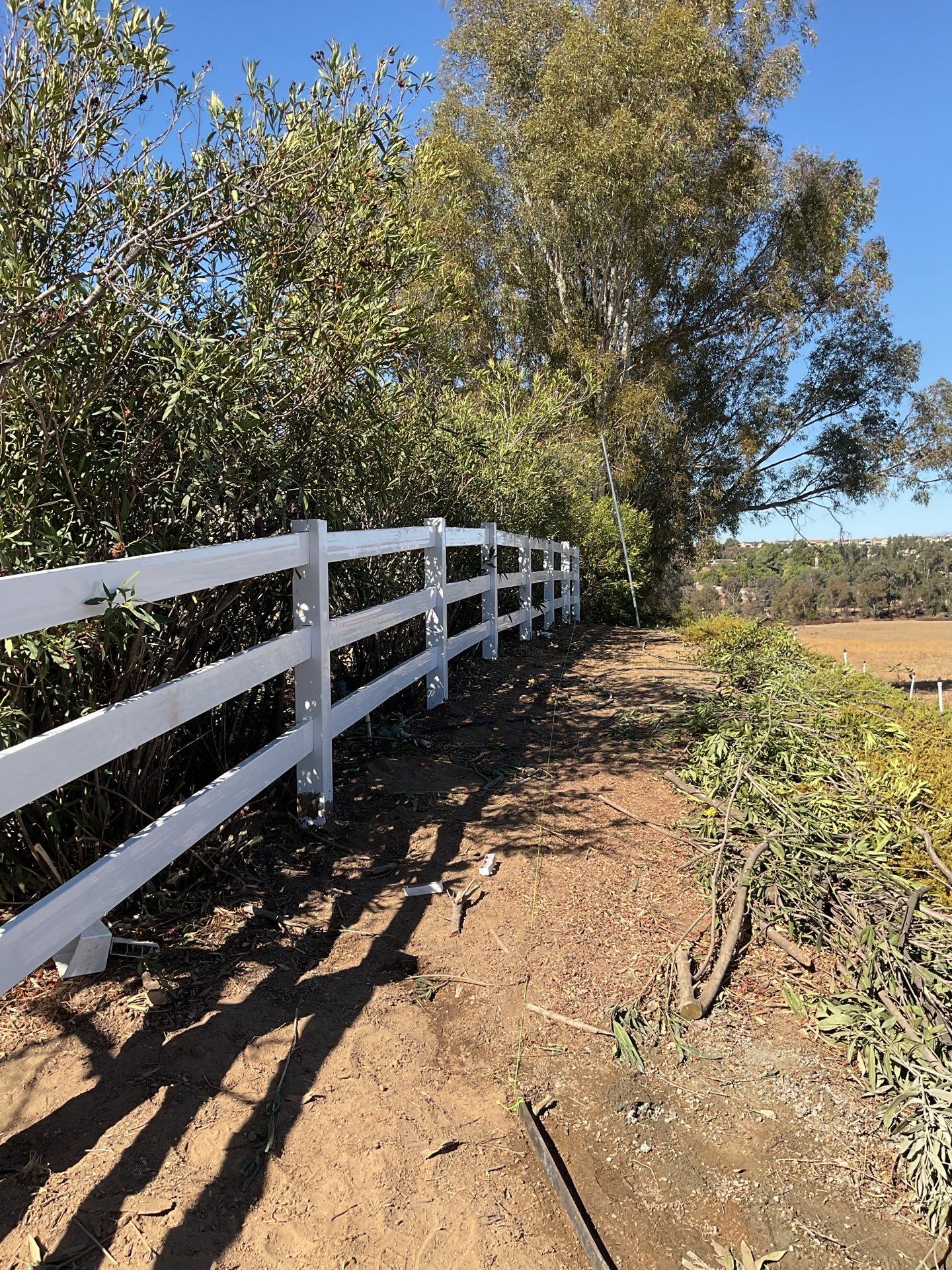 Fence Installation using Vinyl  by Fence Guys Inc. 
