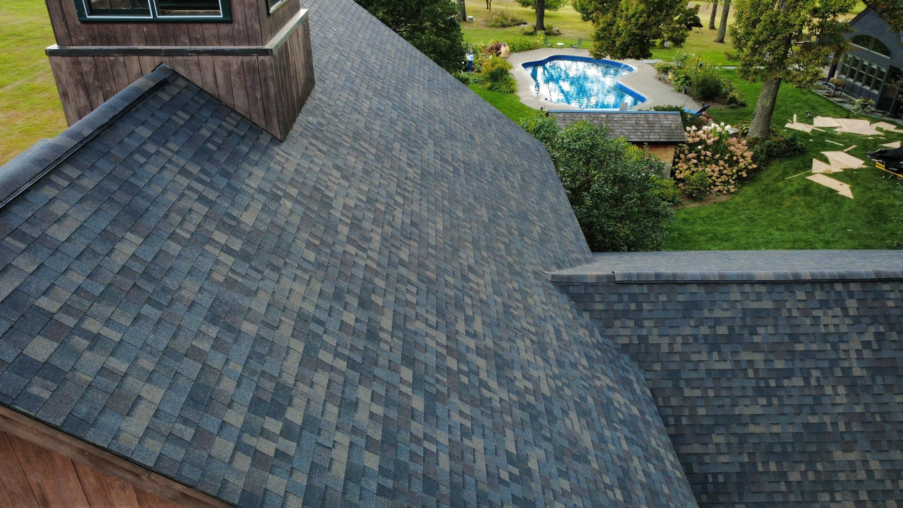 Garage & Barn Roof Replacement in Greenfield, NH | Owens Corning Shingles by Adam Vaillancourt Roofing LLC