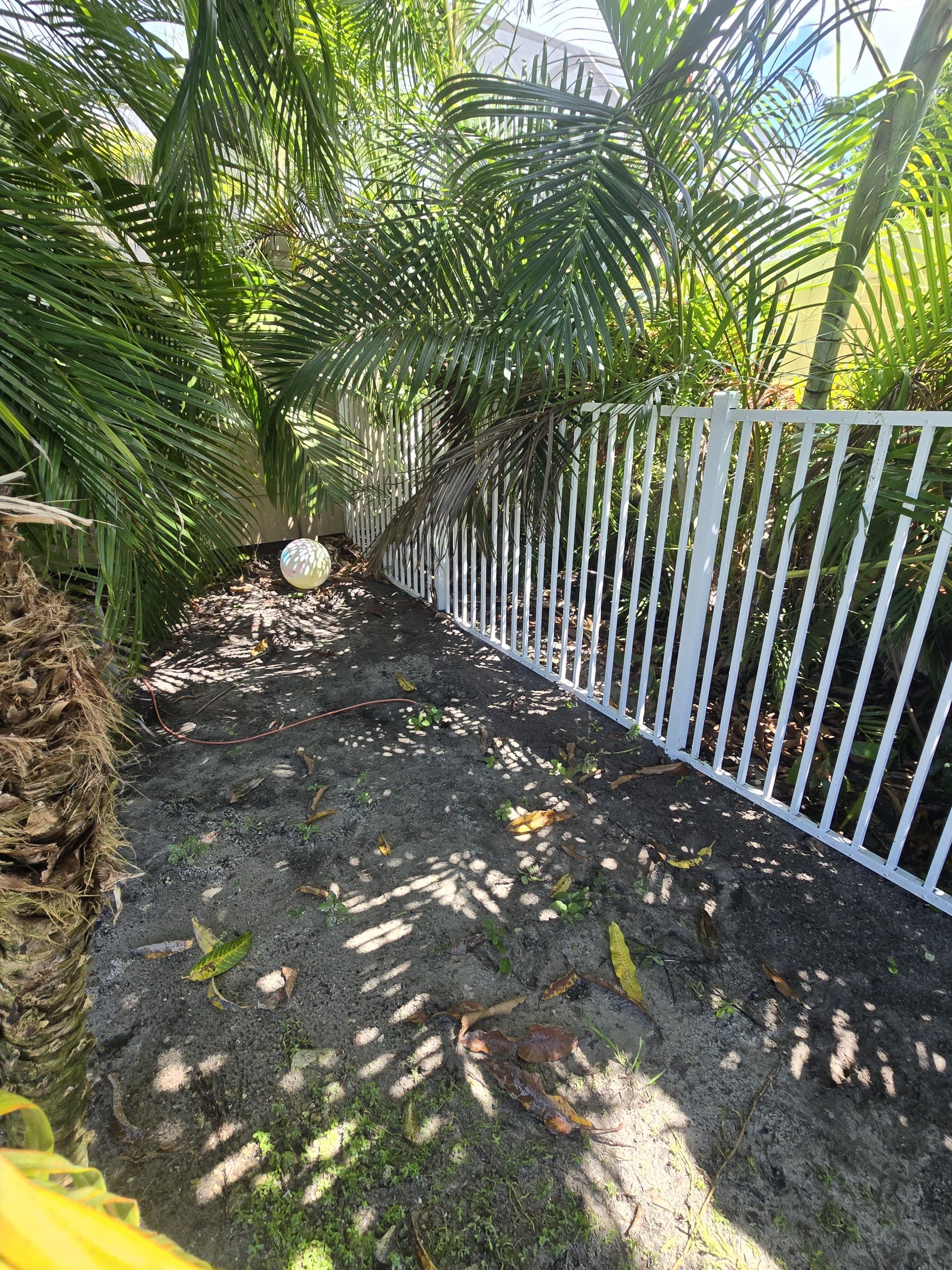 Commercial White Aluminum Pool Fence Installation in Naples by True Fence LLC