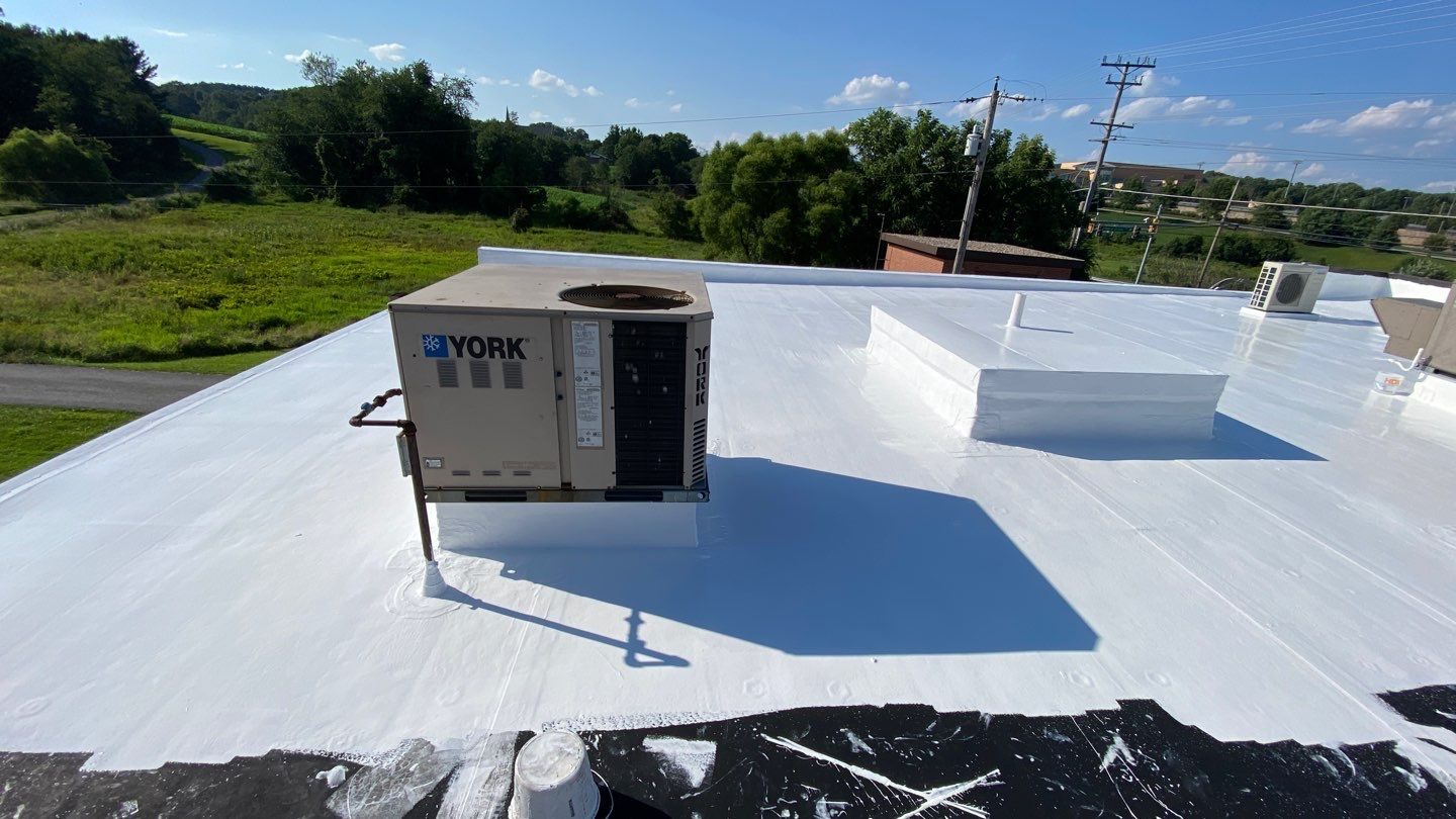 Silicone Roof Coating in Manchester, MD • Premier Dental by Seipp Roofing, LLC