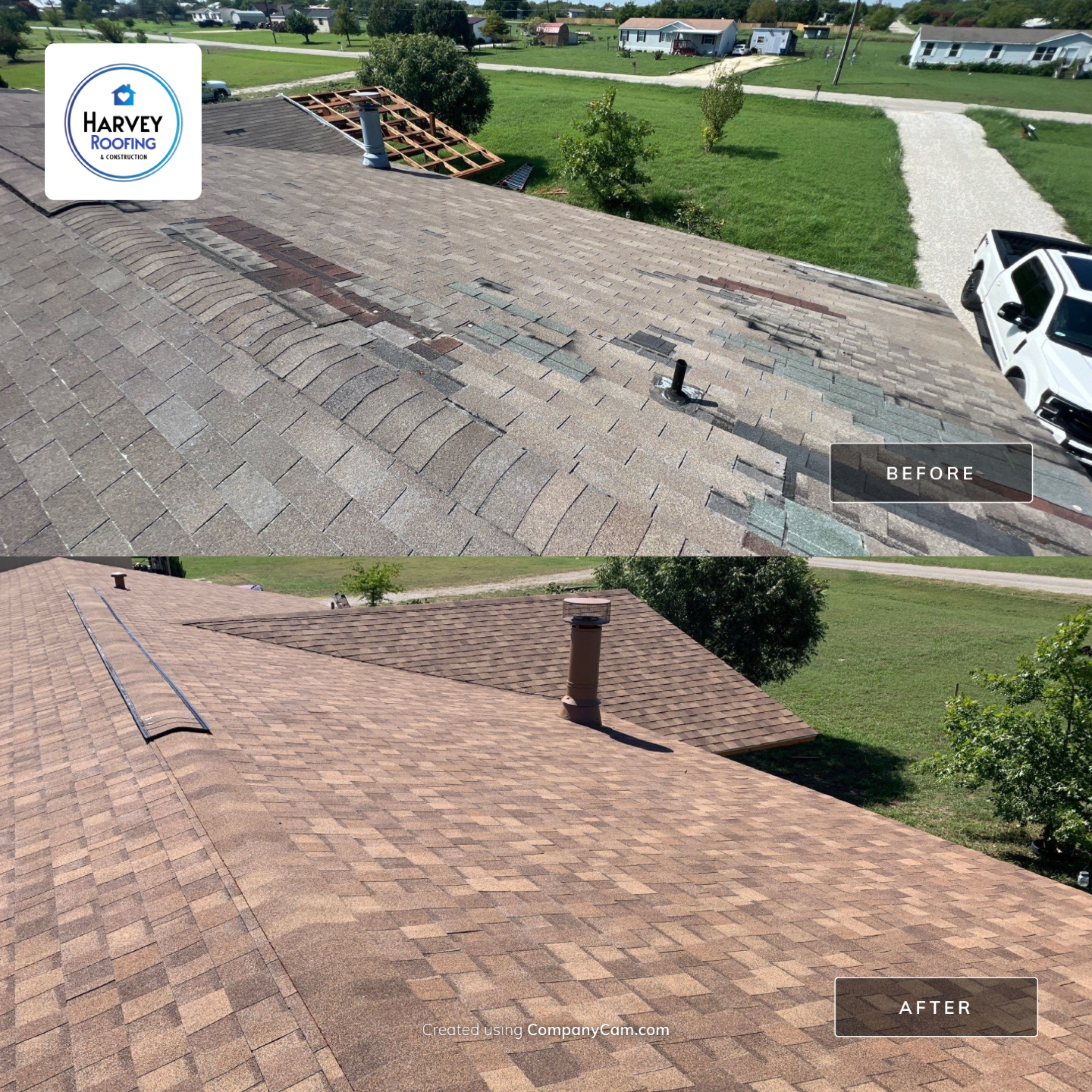 Residential Roofing Installation using ATLAS Pinnacle Pristine Shingles by Harvey Roofing & Construction