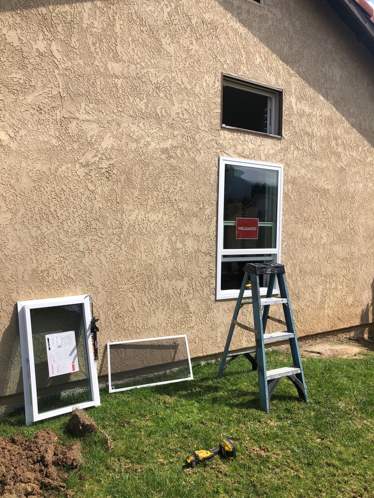 Window Installation using Milgard by American Window Company
