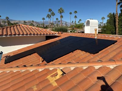 Clay Tile Strip in Indian Wells