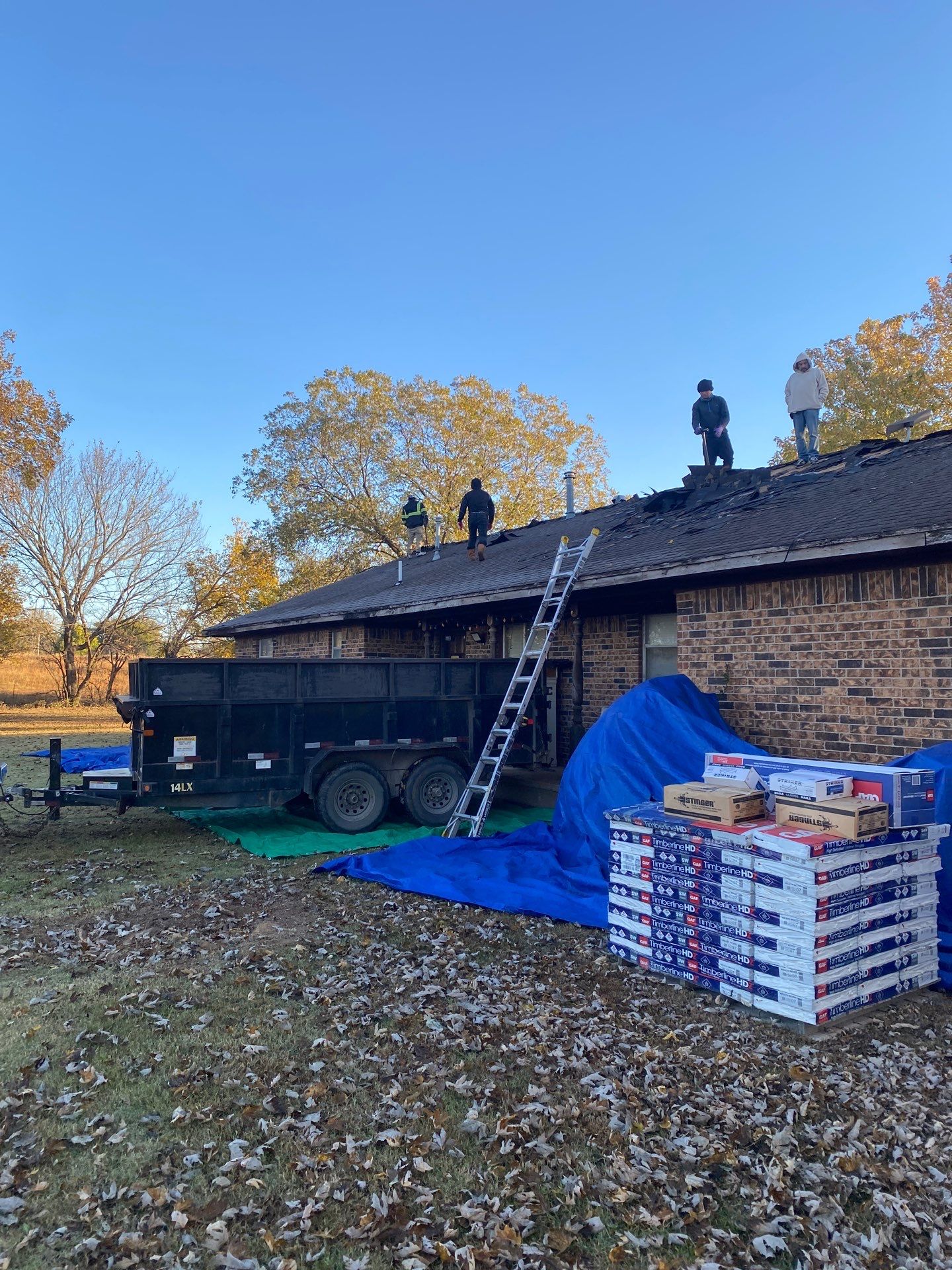 Comprehensive Roof Replacement and Decking Repair near Elmore City by BANA Roofing and Solar Supply