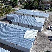 24ga 5V Crimp Mill Finish  by Total Roofing System The Metal Roof Experts