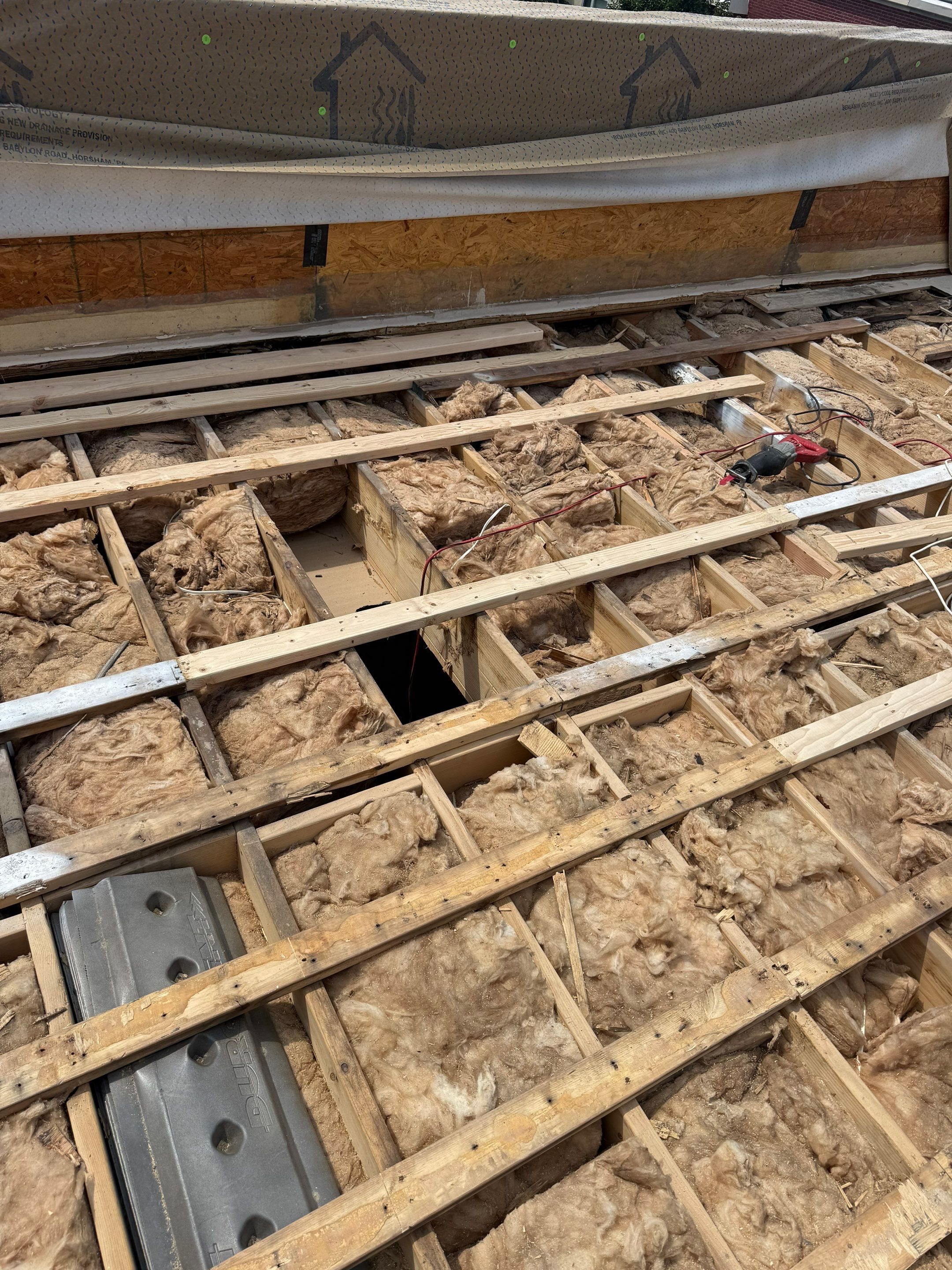 Fiberglass roof deck replacement Project by Philadelphia Quality Roofing by Philadelphia Quality Roofing
