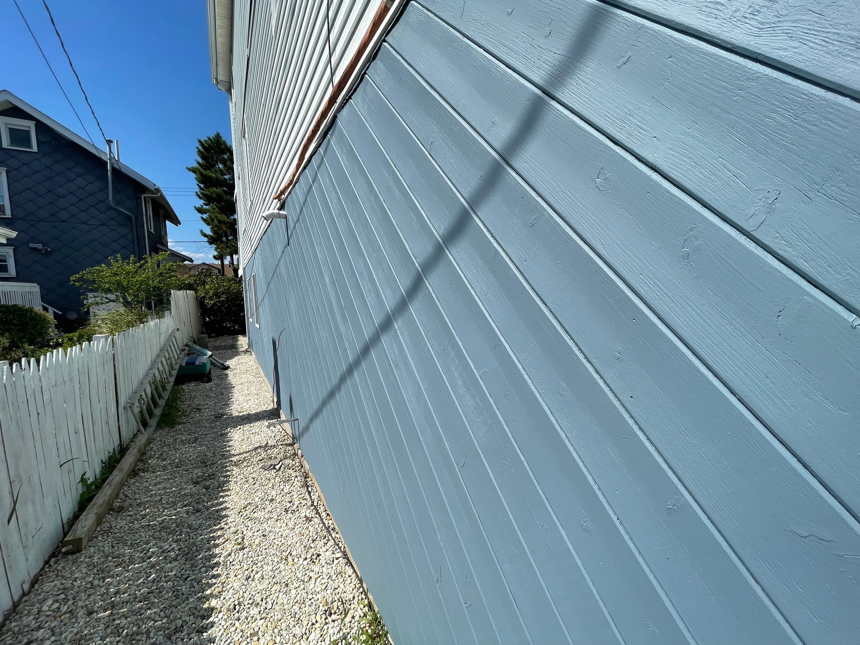 Blue Beach House Exterior Painting in OCNJ by Davis Painting Llc 