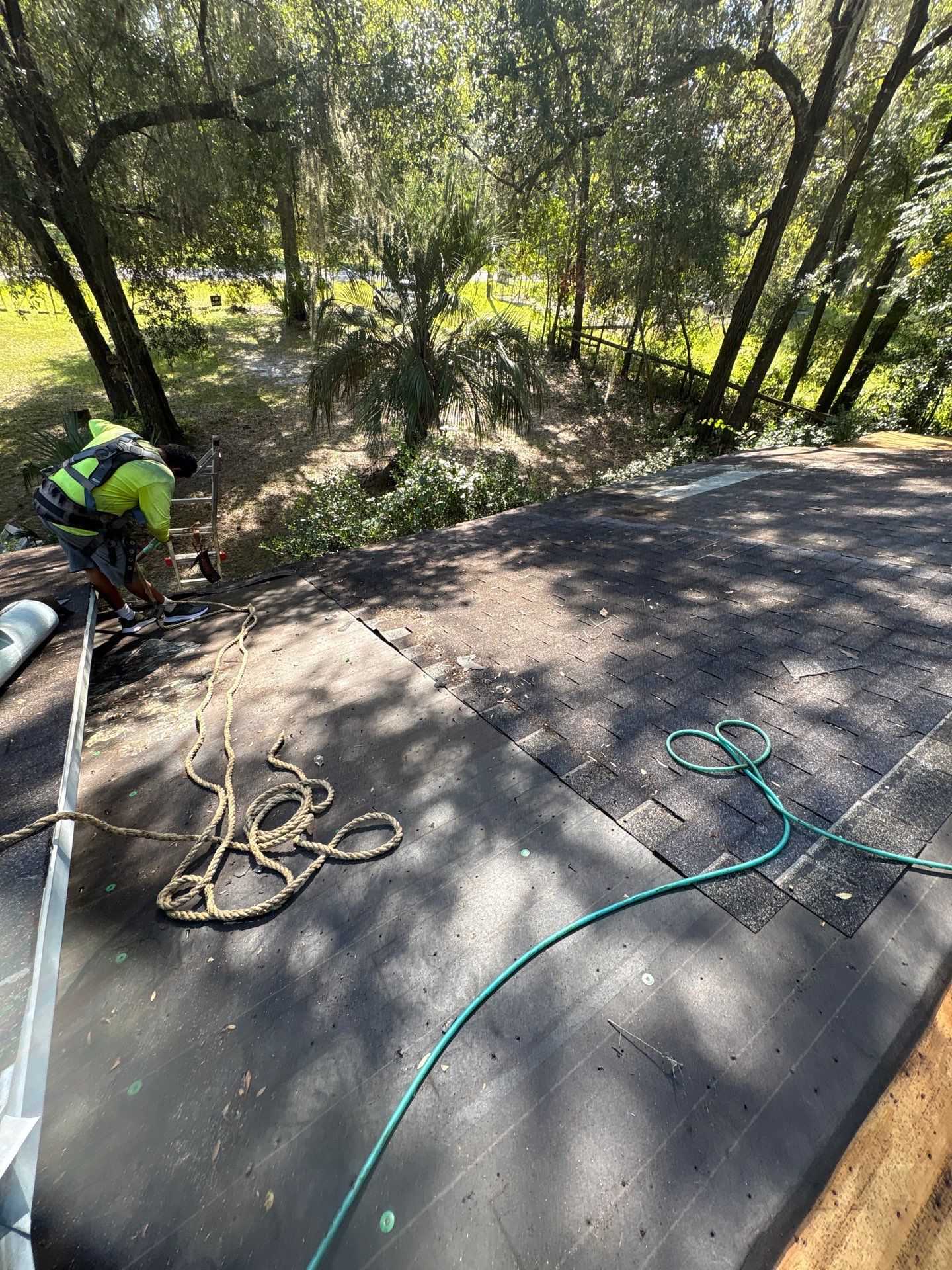 Residential Roofing Installation Featuring Tamko Titan XT Shingles in Webster by Pinnacle Roofing Group