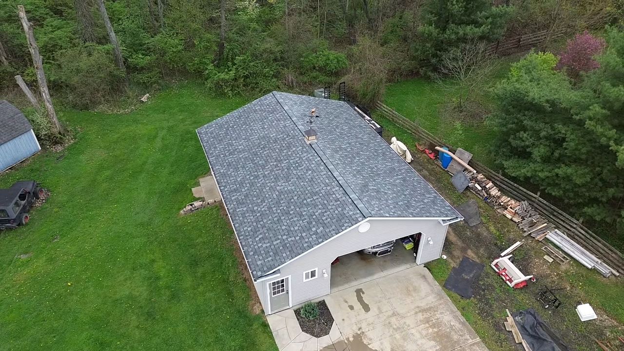 Atlas Pinnacle, Color, Coastal Granite, Drip Edge, Birch White by Eagle Eye Roofing
