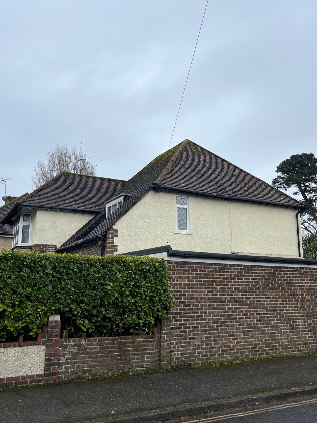 Roof Clean and Biocide Treatment using Honda 15lpm Low Pressure Washing Machine by Ges Exterior Cleaning ltd