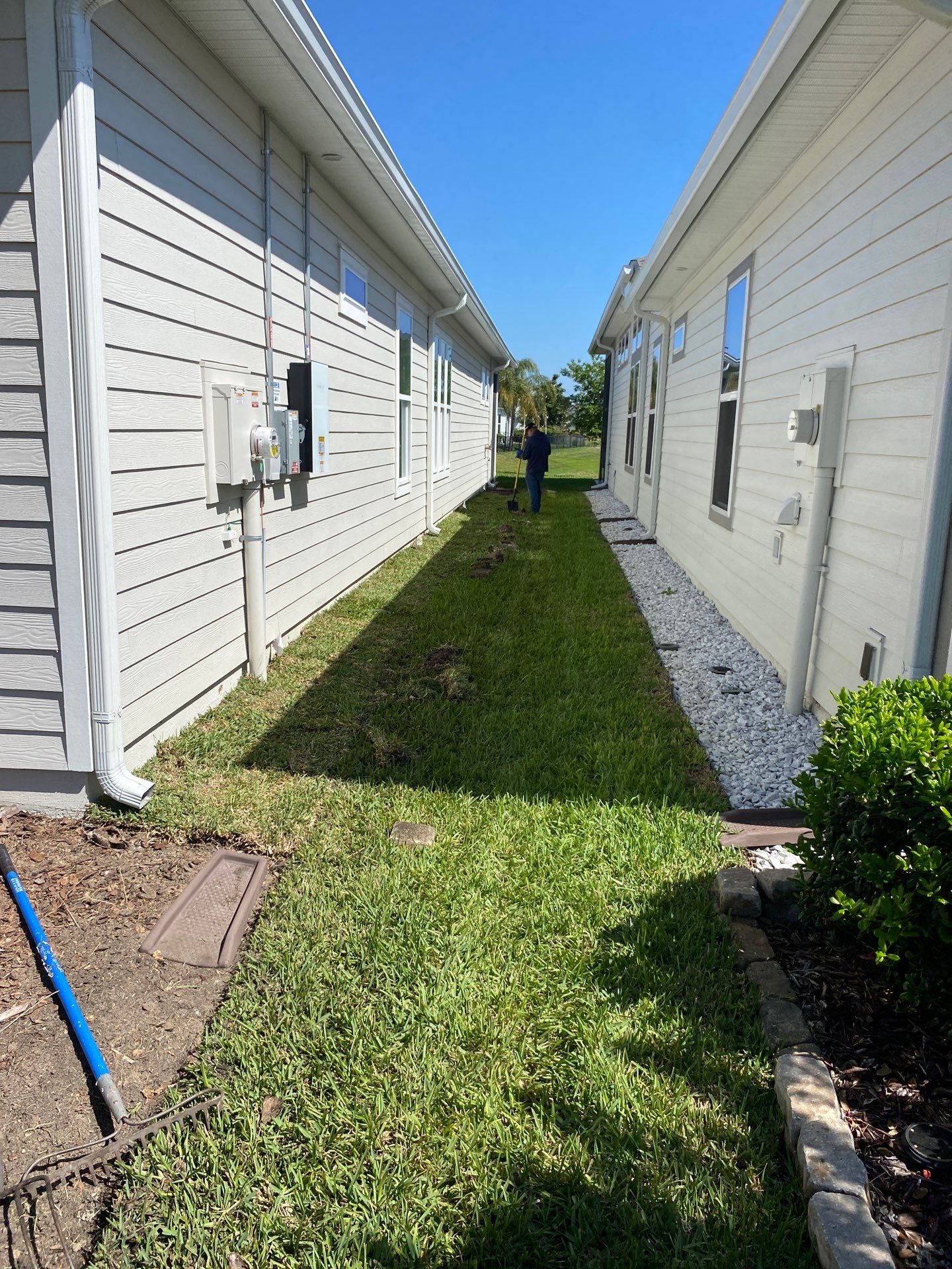 Residential | Clean-up, Sod and Rock Installation by ProGreen Services