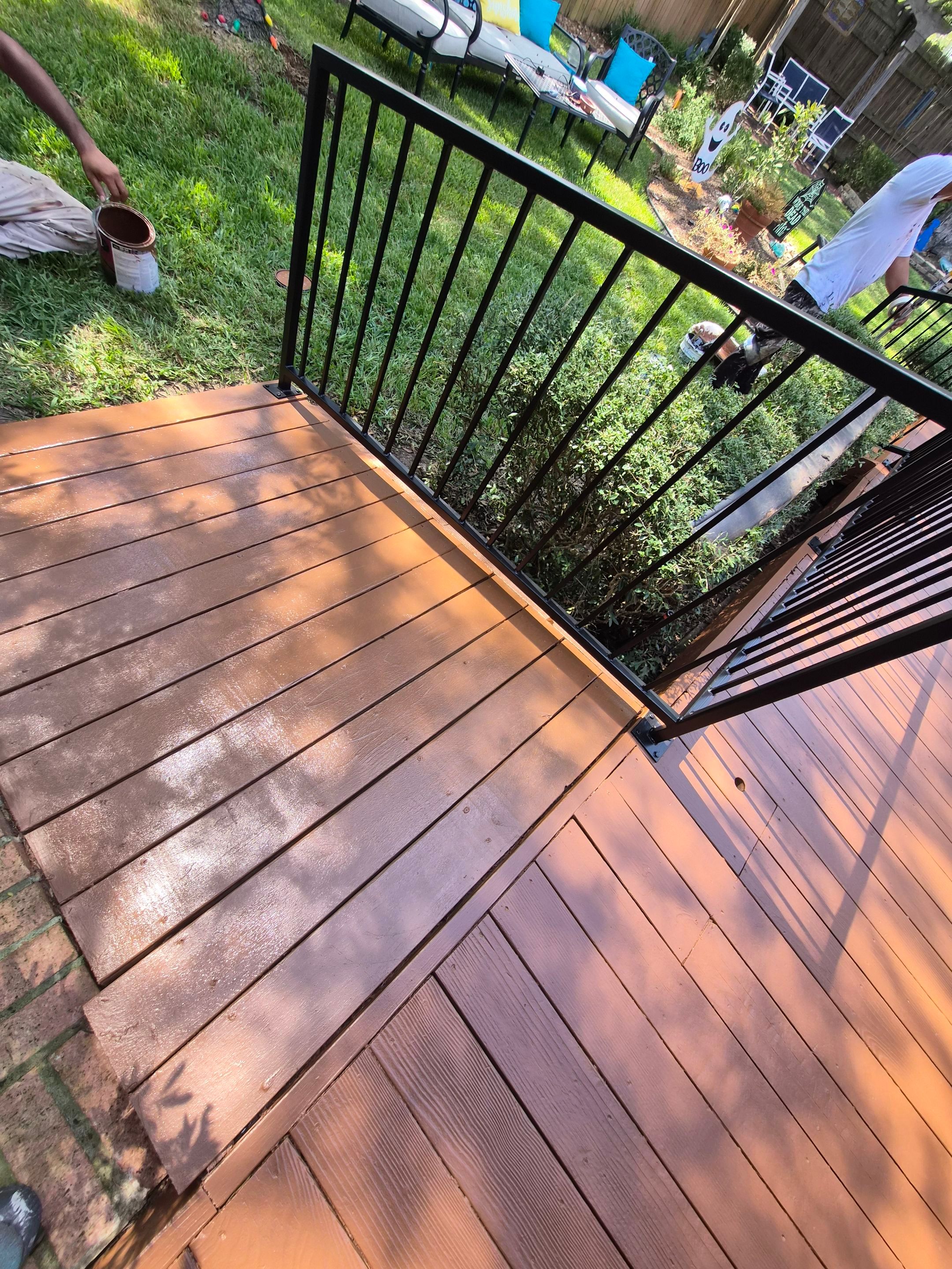 Tyler, TX Exterior Deck Staining & Color Refresh by Quality Coats Painting