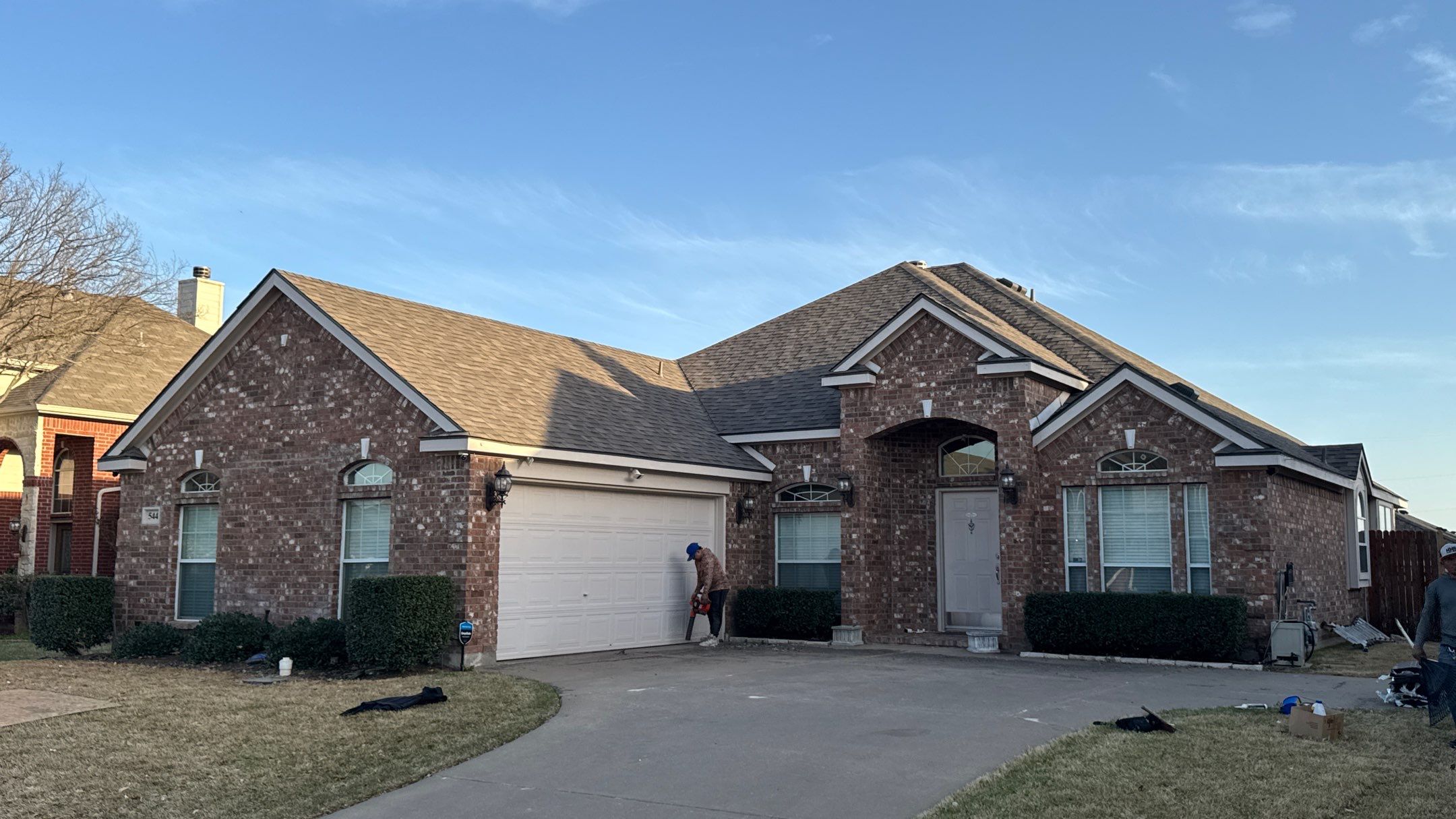 Residential Roofing Installation using Malarkey Vista AR by Harvey Roofing & Construction
