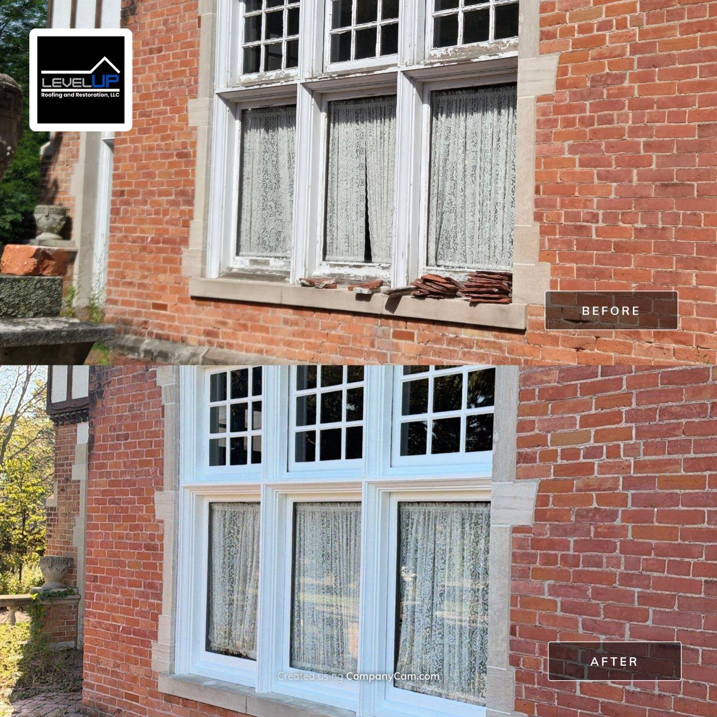 Wood Window Restoration for a Historic Brick Residence in Middletown