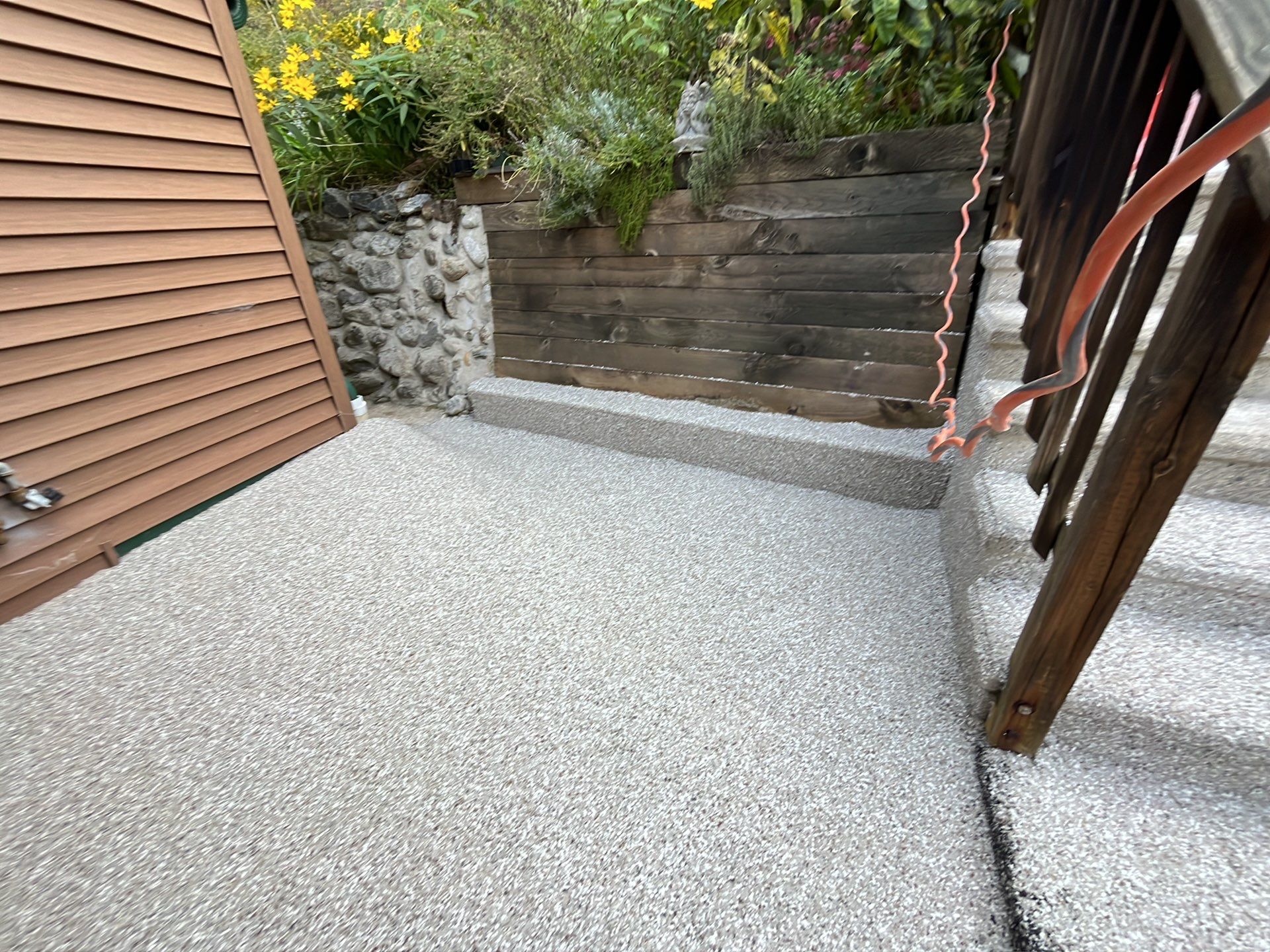Patio & Steps in Tyngsborough, MA 01879 by Symphony Concrete Coatings