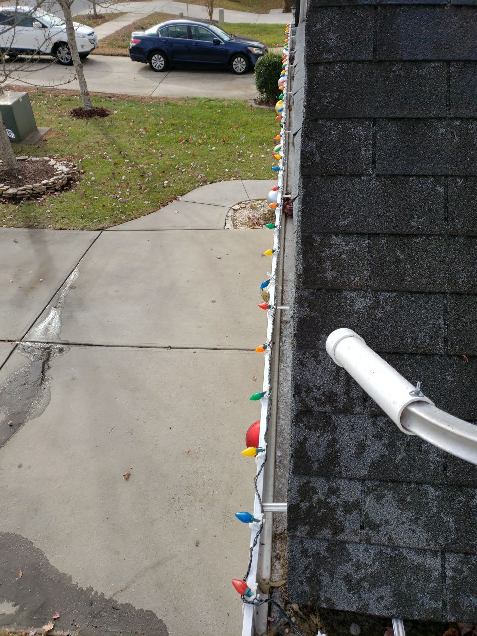 gutters and Driveway by Power Wash Masters LLC