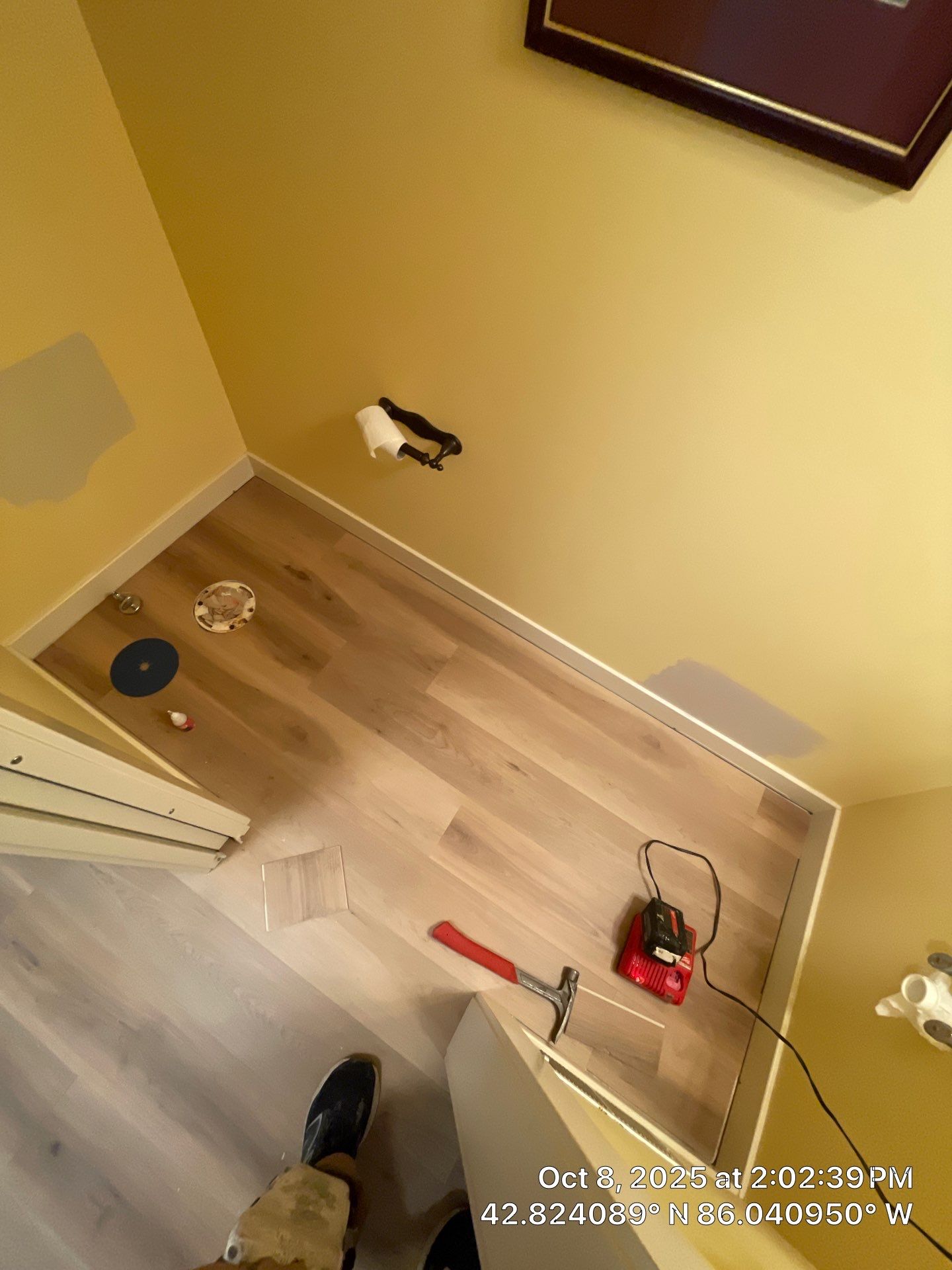 LVP Install to high traffic entry, custom threshold! by RTBaldwin Hardwood Floors