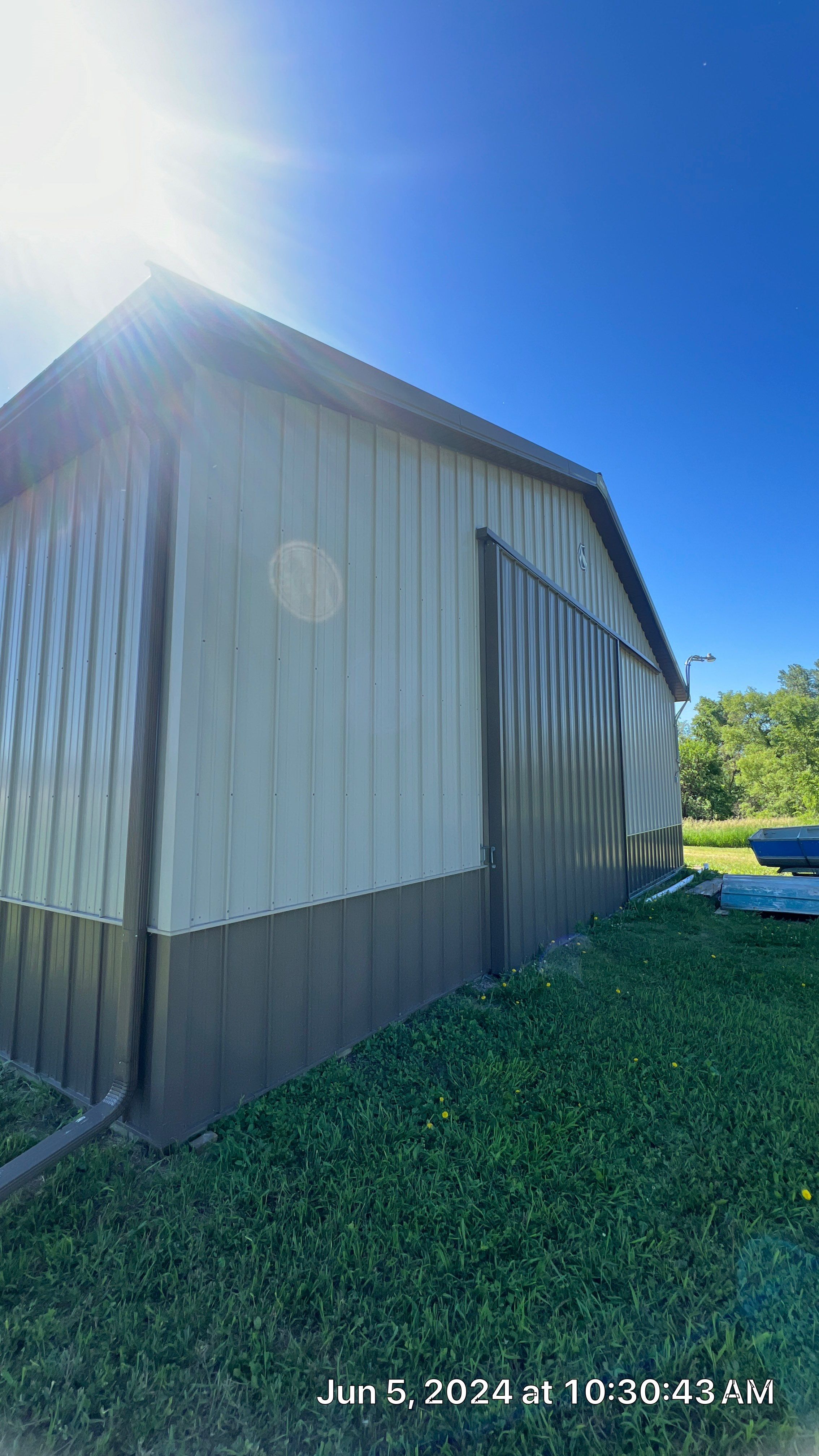 Metal Shop Painting – Sherwin-Williams Industrial Pro Project in West Point by Crows Roofing LLC