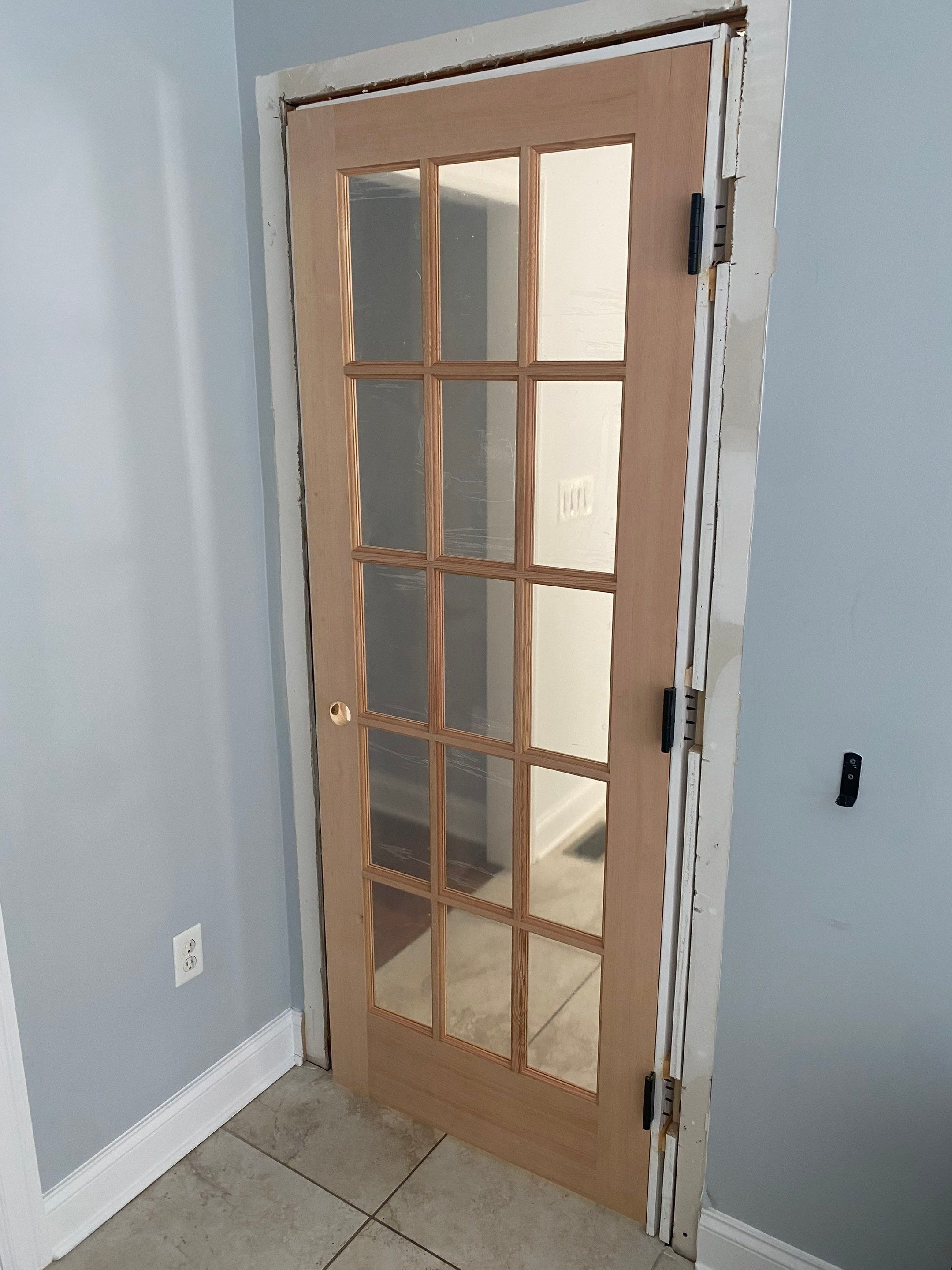 Door Installation using Wood by Home Concepts Construction