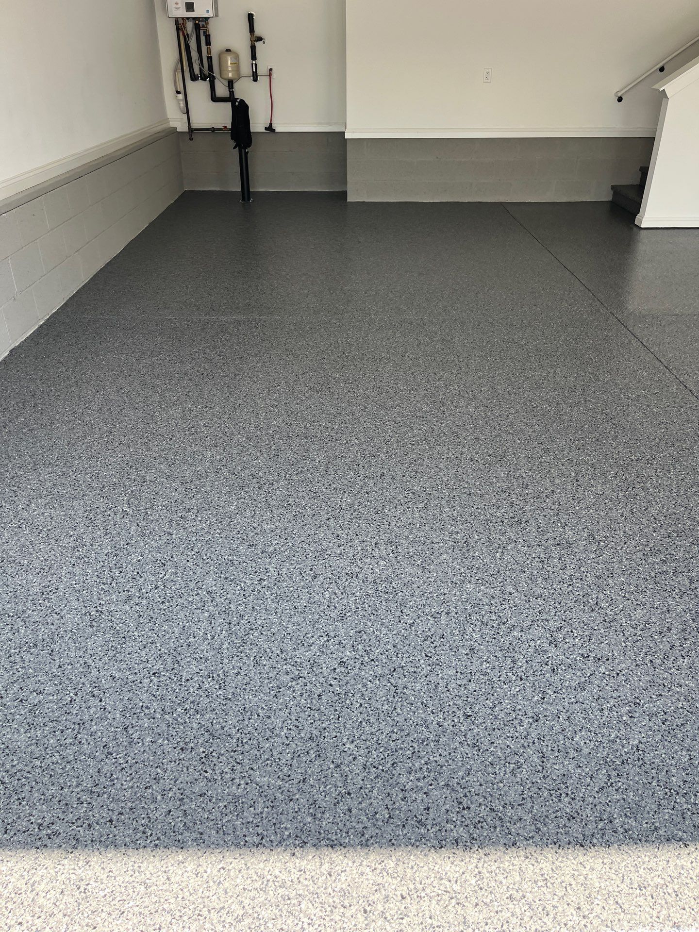 Garage Floor Coating using Nightfall by My Garage Floor Guys