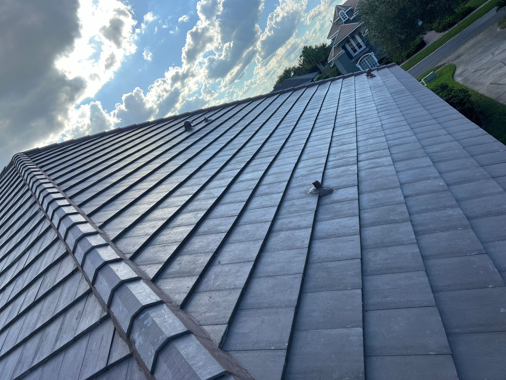 Full Concrete Tile Roof Replacement with Polyglass Underlayment in Orlando by Fortified Roofing Solutions Corp.