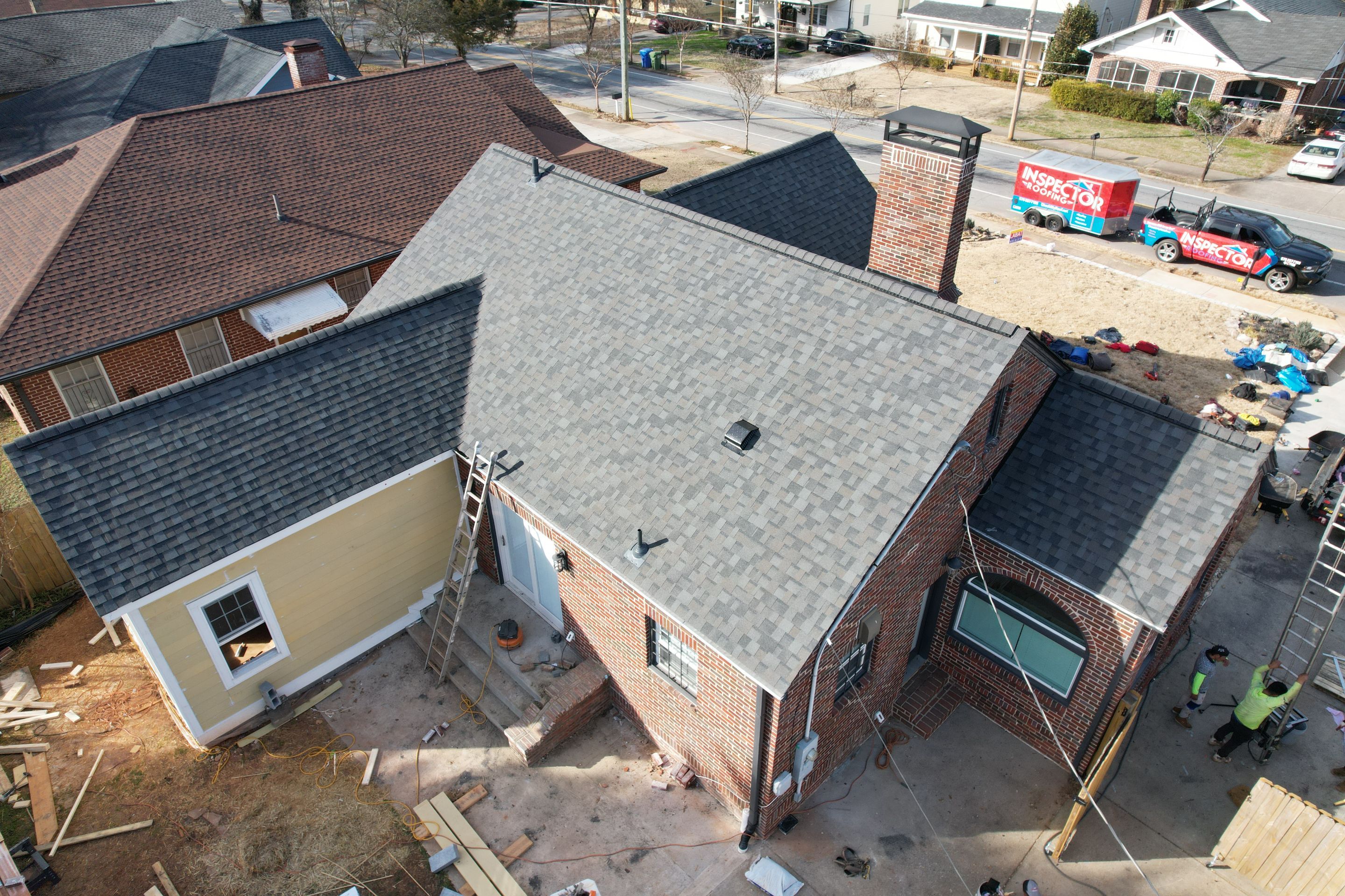Residential Roofing Installation using Owens Corning by Inspector Roofing and Restoration