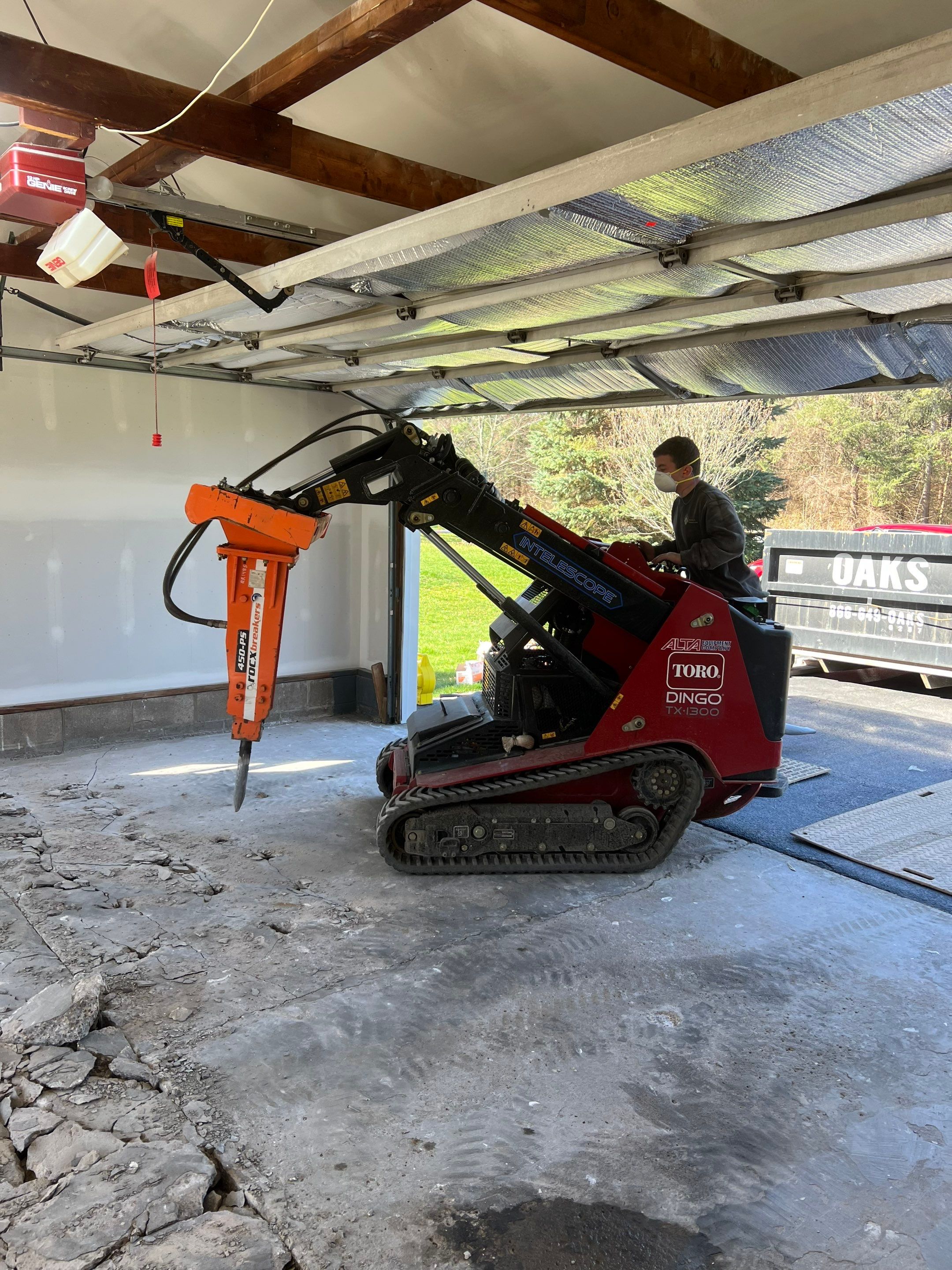 Webster Garage Floor by NG Masonry & Construction LLC