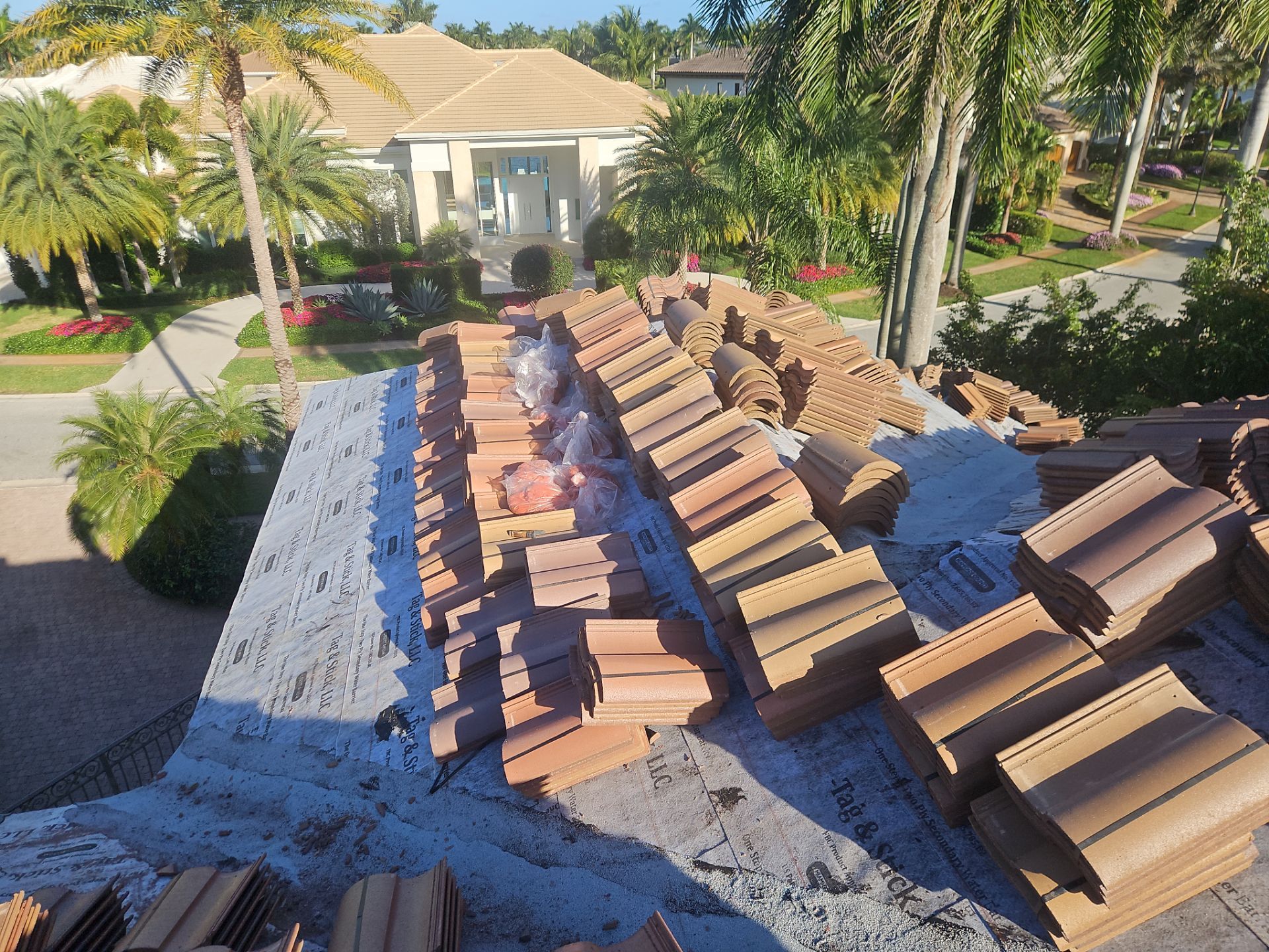 Residential Roofing Installation using Eagle Roofing Tile by BLUES BROTHERS ROOFING