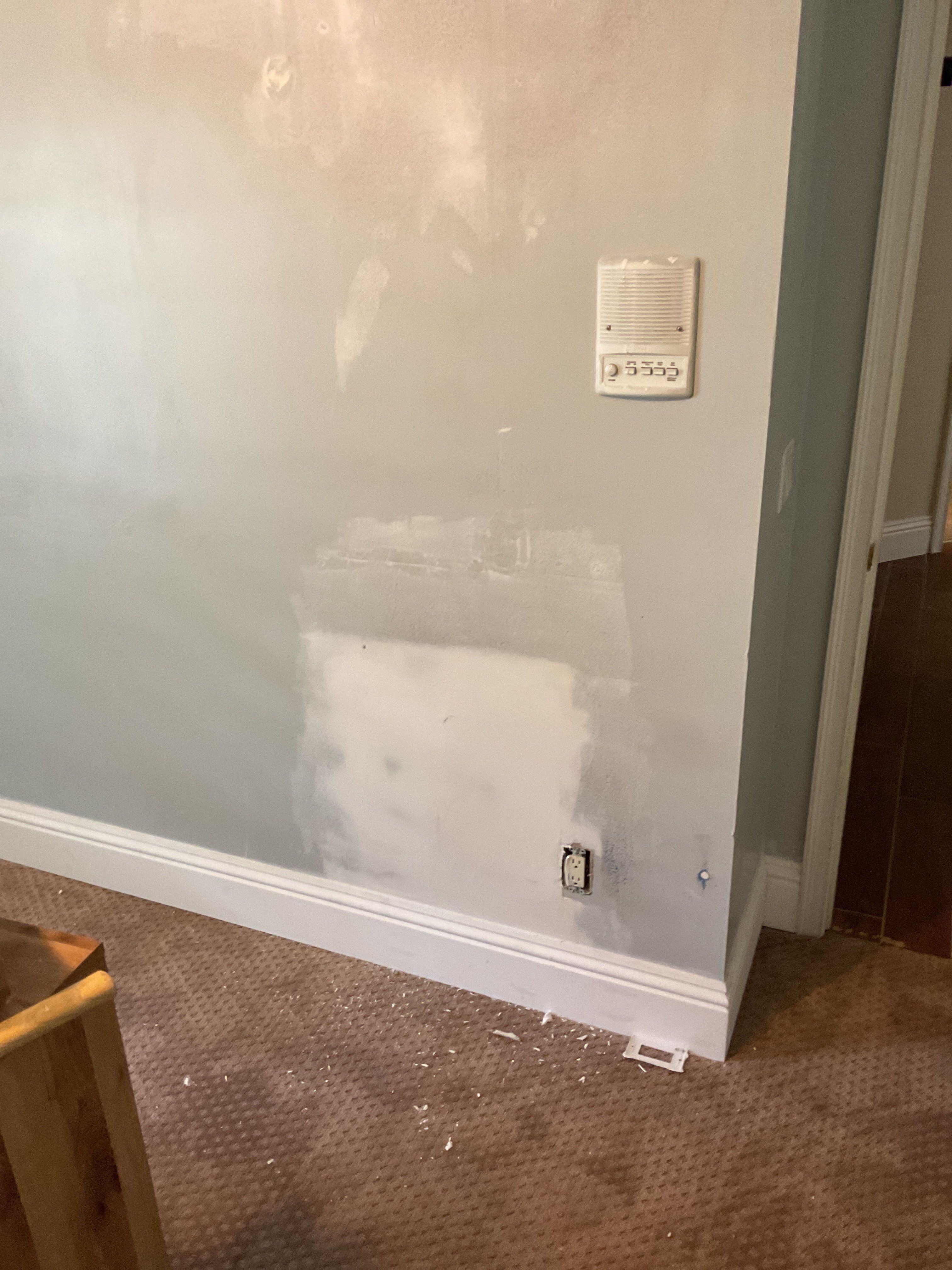 Baseboards & Drywall Repairs by Axtra Hand