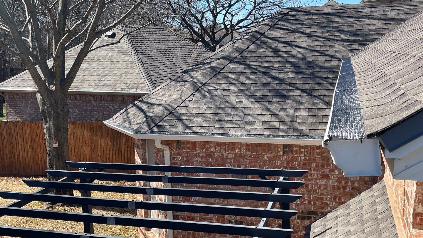 Major storm damage required full roof replacement along with other exterior repairs by First United Roofing & Construction